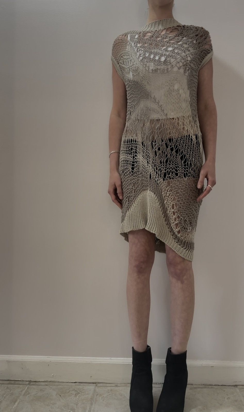 Rick Owens Rick Owens Islands SS13 Psycho knit tunic - Rare Size US M / EU 48-50 / 2 - 4 Thumbnail