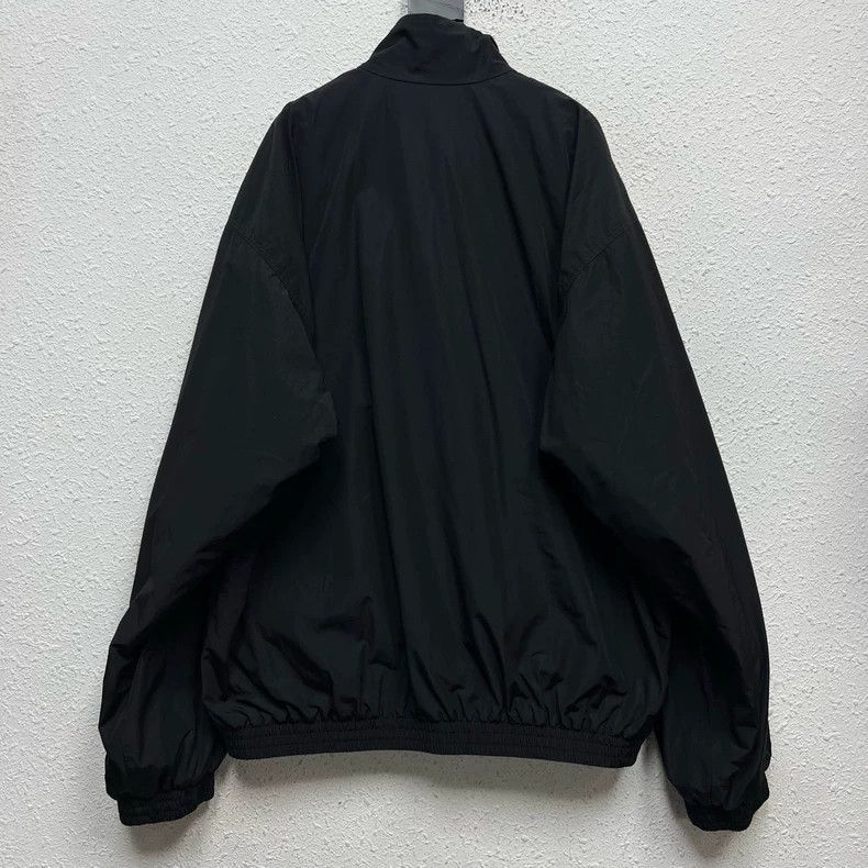 Balenciaga Logo Print Zip-Up Jacket