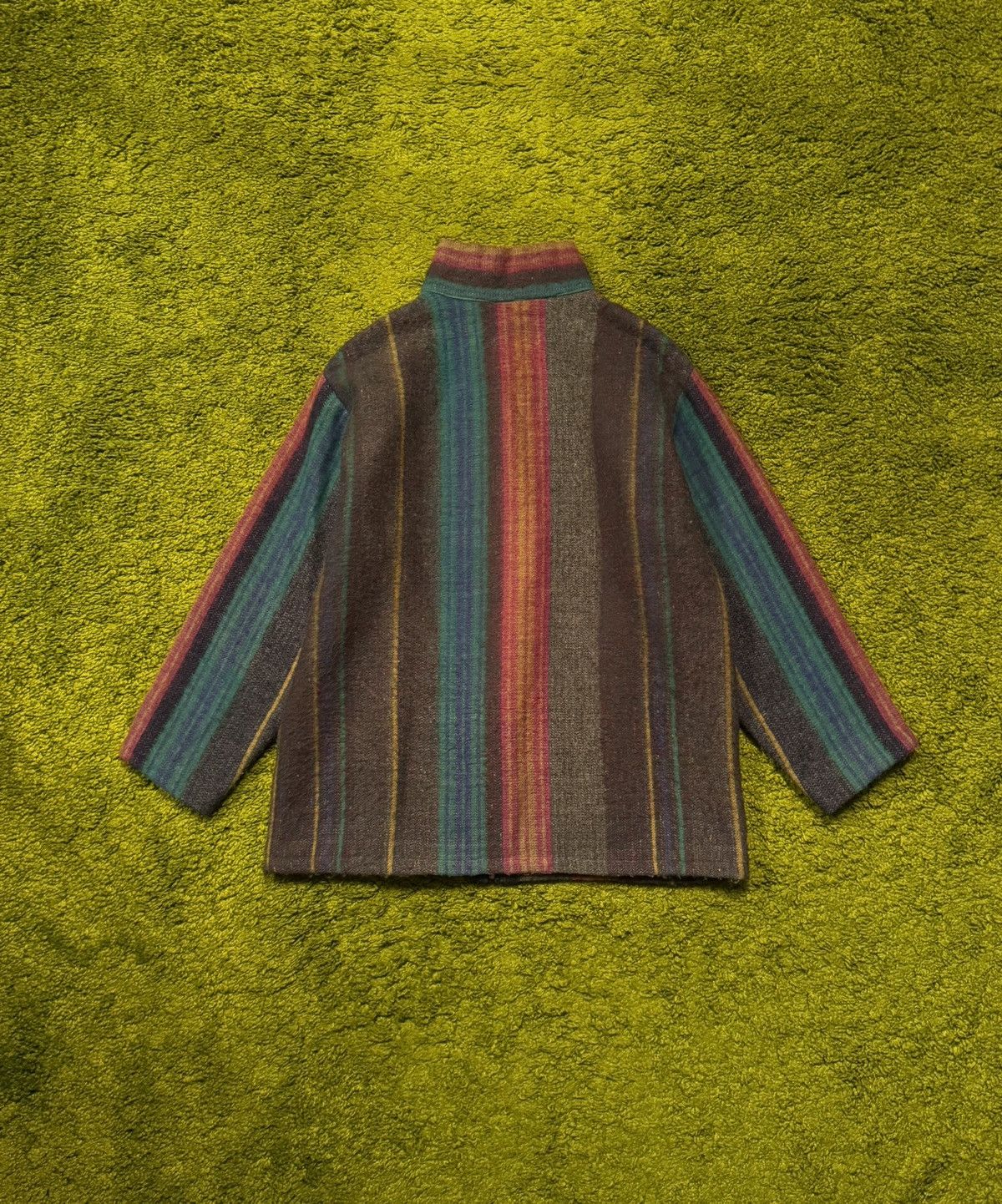 Designer × Vintage 🇬🇧 Rock Mills Wales 1990s vintage wool coloured plaid jacket Size M / US 6-8 / IT 42-44 - 2 Thumbnail