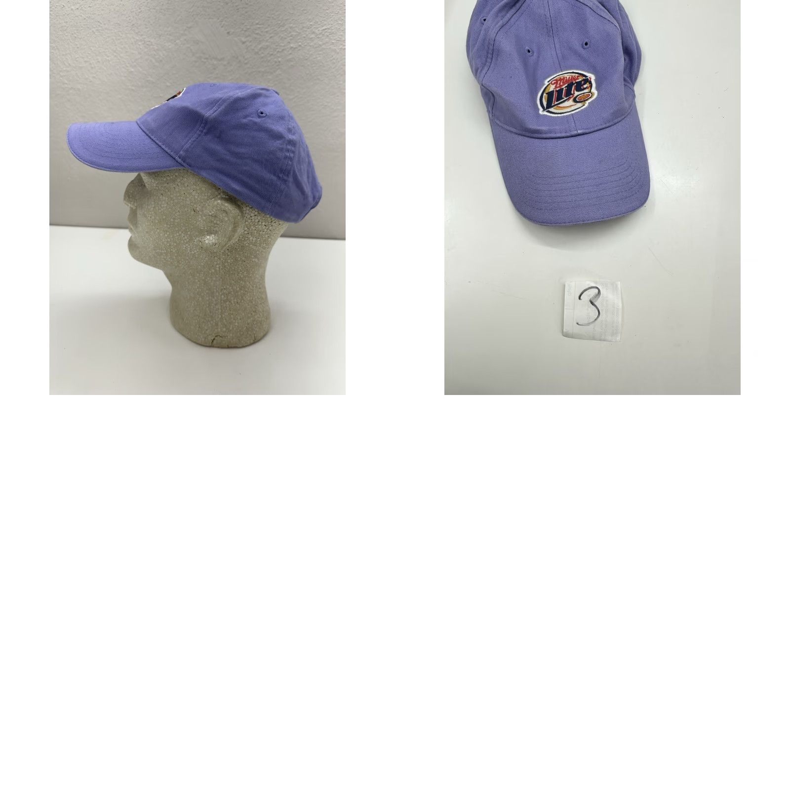 Vintage Acme Miller Lite Baseball Hat Purple Adjustable Beer Cap Mens Baseball Cap Purple Adjustable Beer Cap 90s Theme Vintage: No Size ONE SIZE - 8 Thumbnail
