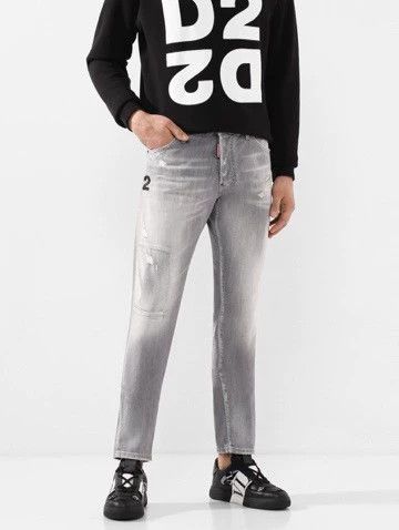Dsquared2 Gray CG Jeans with Stretch-yf
