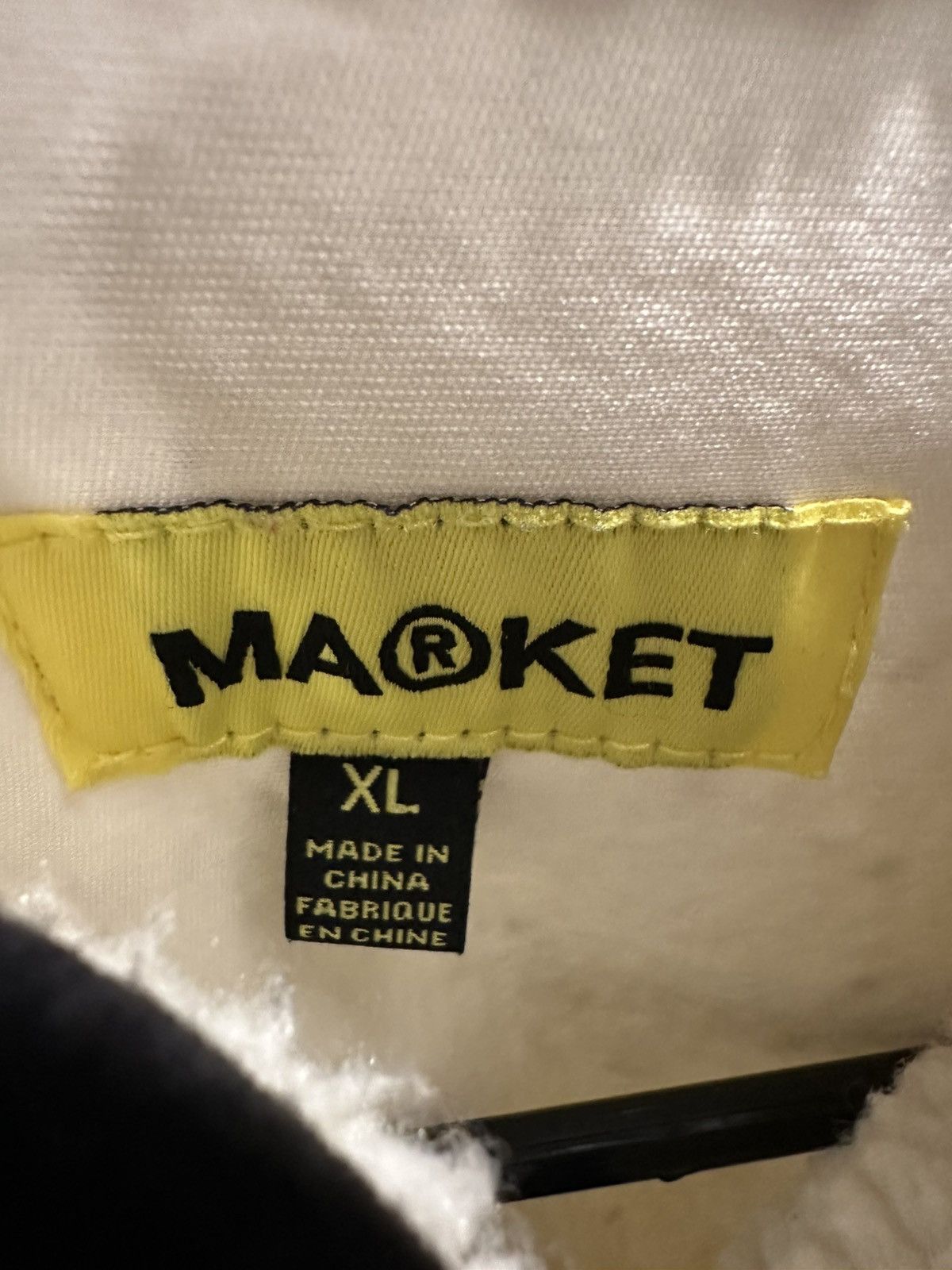 Market Market Mycology Sherpa Fleece Jacket Cream sz XL Size US XL / EU 56 / 4 - 6 Thumbnail