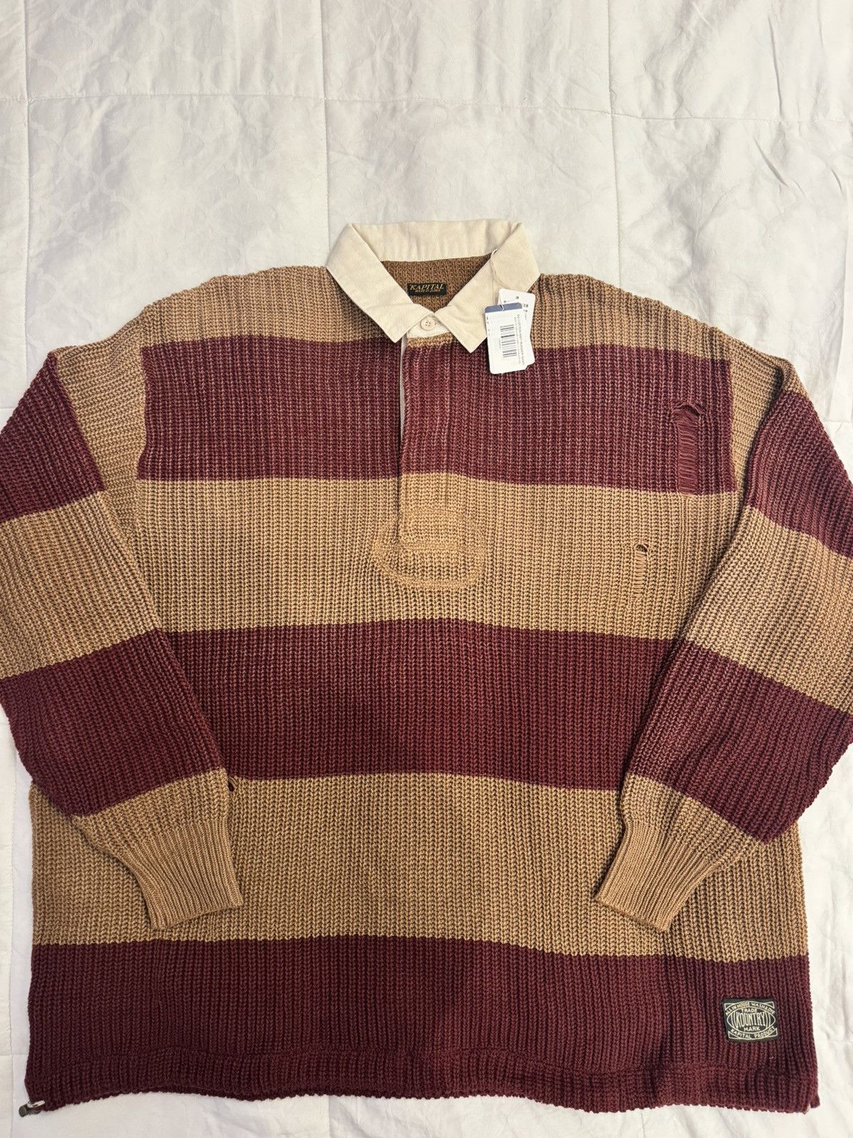 Kapital Kapital Knitted Rugby sz: 3/XXL [NWT] Size US XL / EU 56 / 4 - 2 Thumbnail