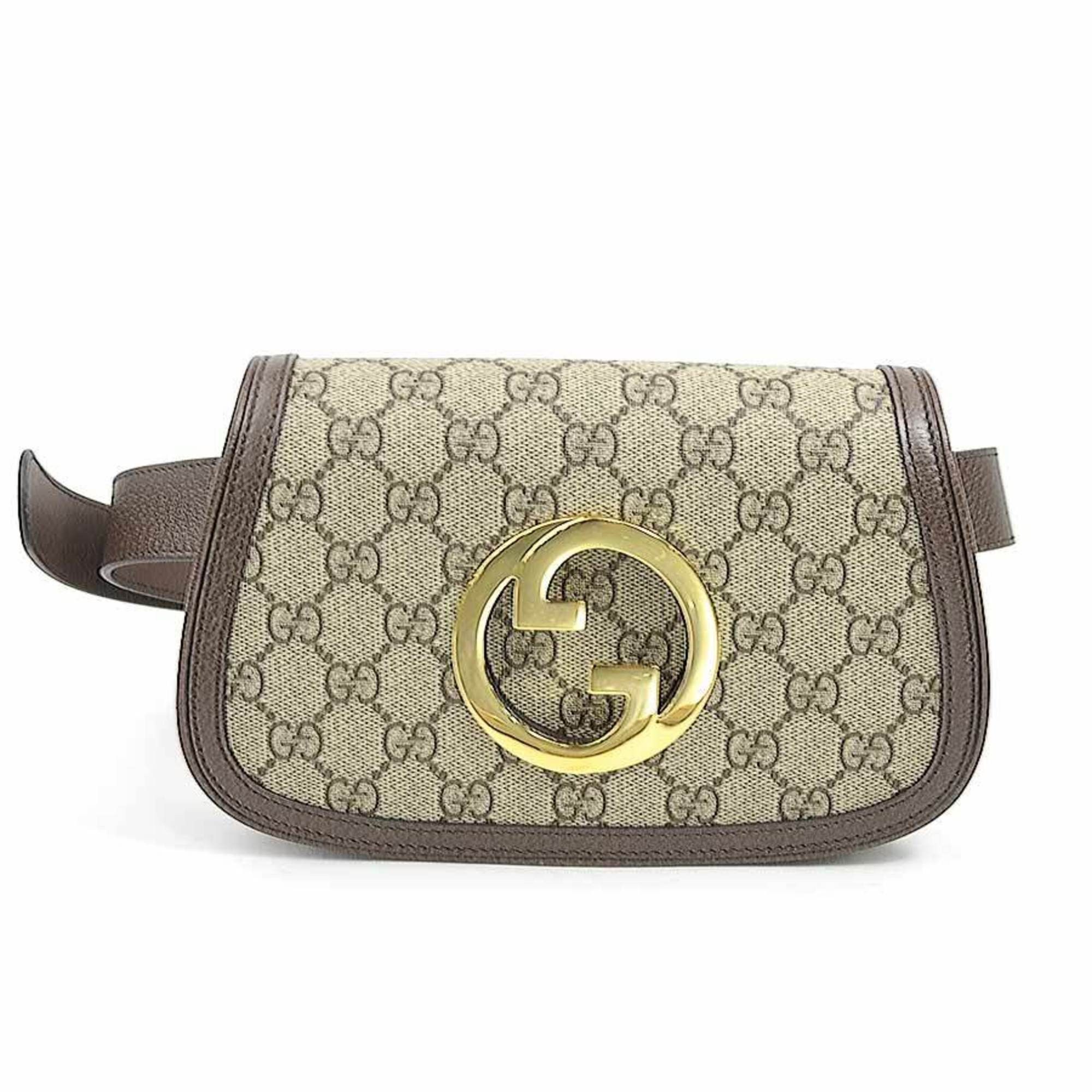 Gucci Gucci Blondie waist bag/body bag in GG Supreme canvas, brown, for men and women, 703607 r10869a Size ONE SIZE - 1 Thumbnail