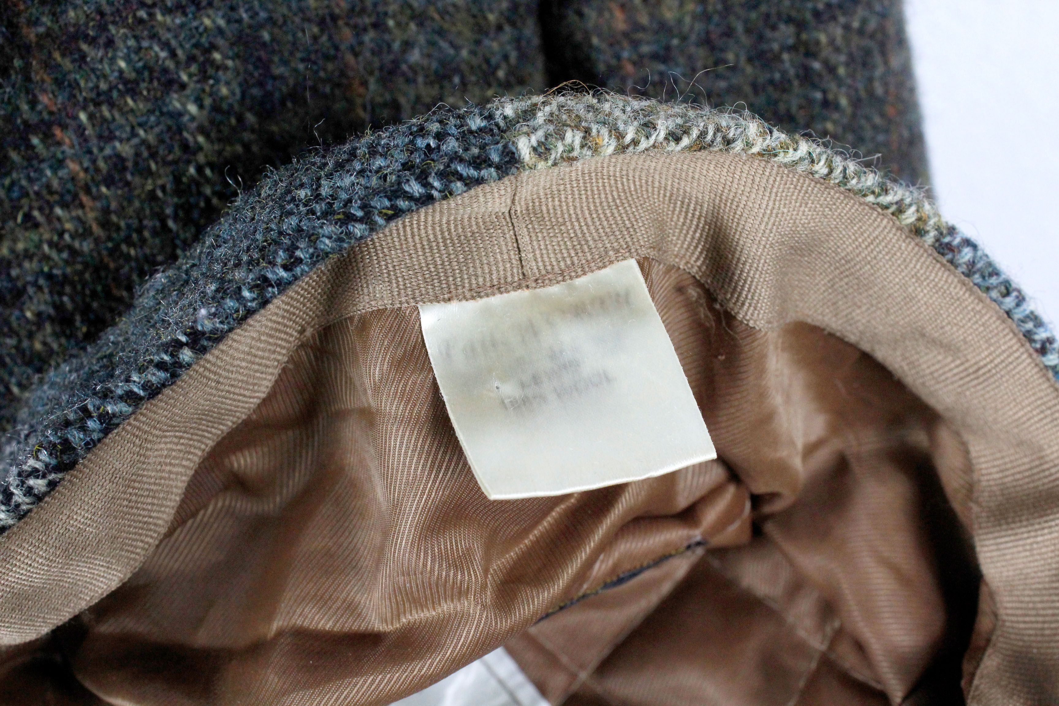 Harris Tweed Harris Tweed Patchwork Baker Boy Flat Cap Hat Peaky Blinders Size ONE SIZE - 6 Thumbnail