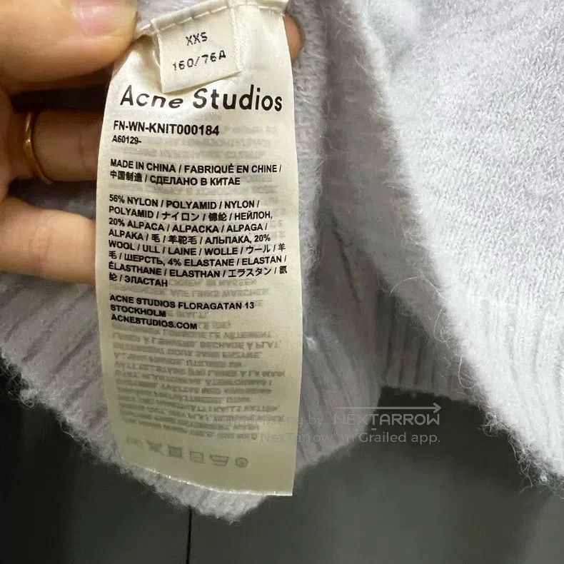 Acne Studios Acne Studios Light Blue Knit Open Cardigan Size XXS / US 00 / IT 34 - 3 Thumbnail
