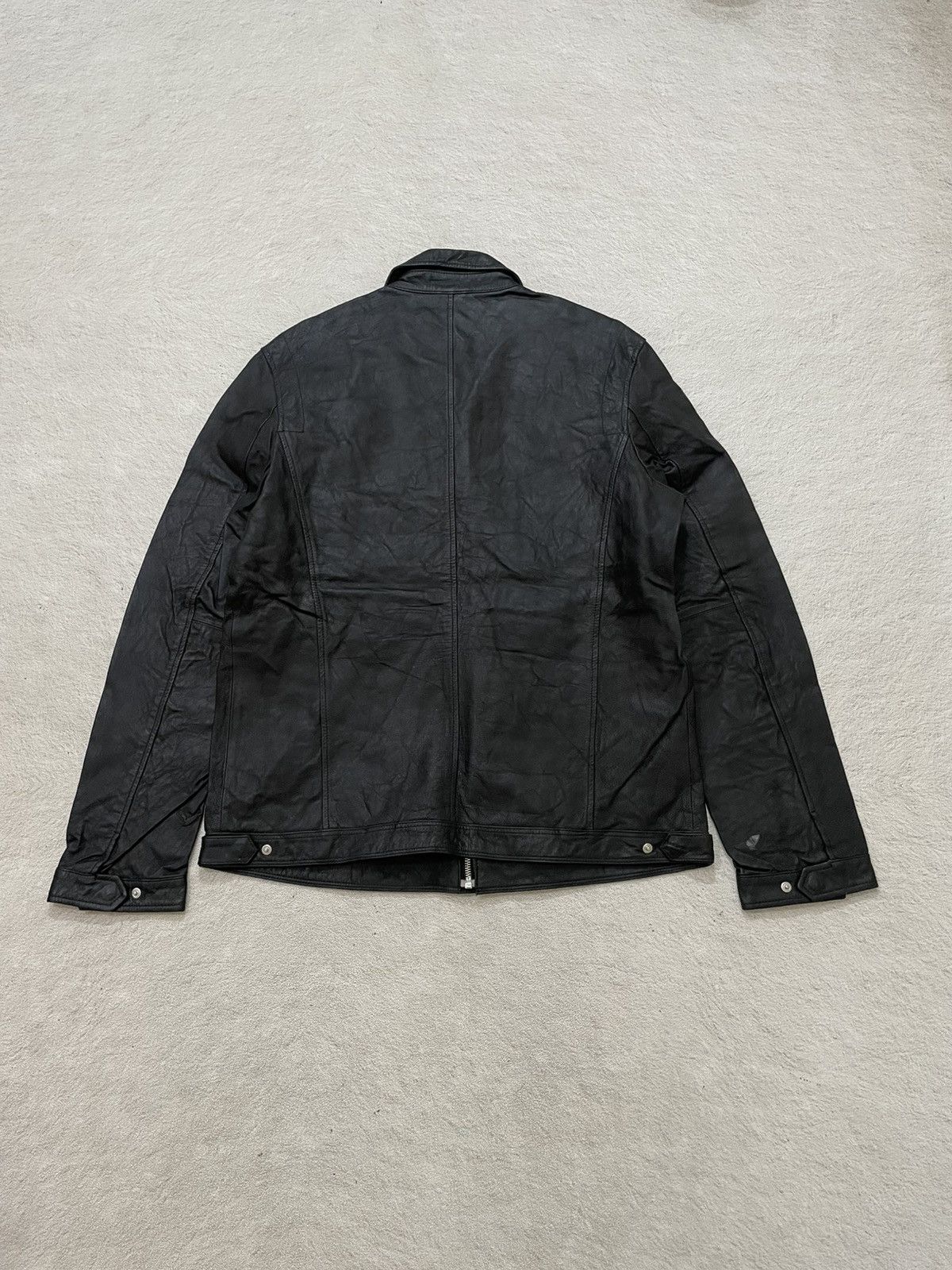 14th Addiction 2000s Japanese Black Leather Jacket Multi Pocket If6was9 LGB Size US L / EU 52-54 / 3 - 8 Thumbnail