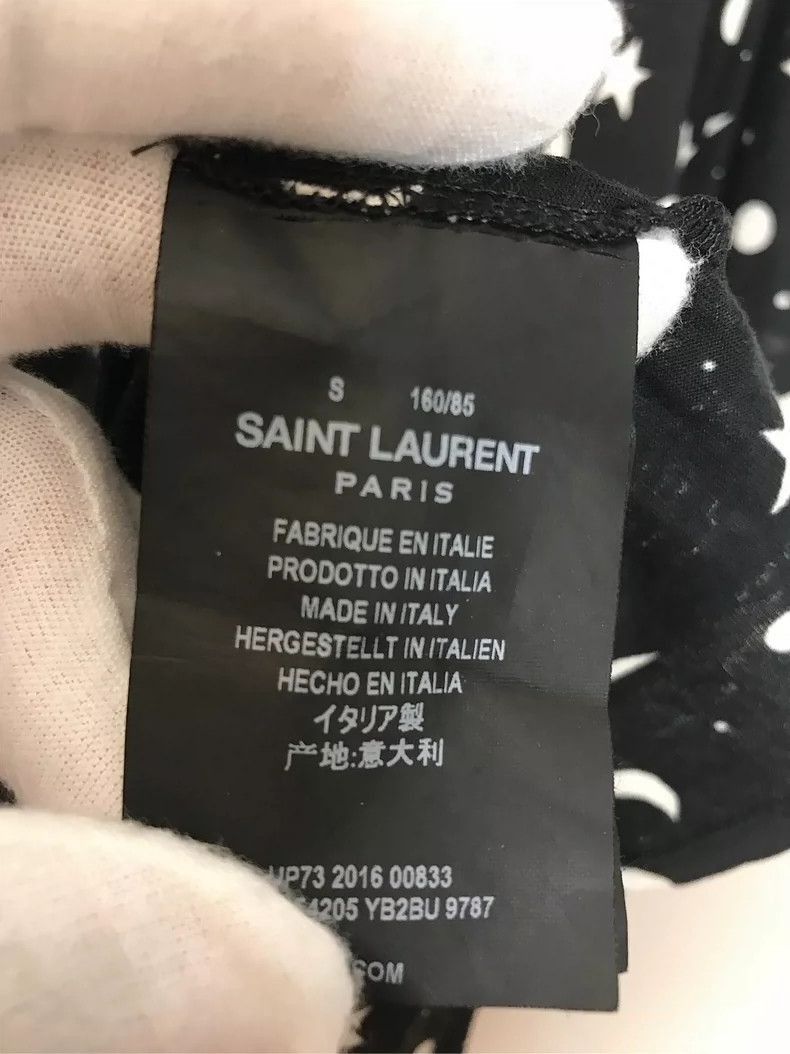 Saint Laurent Paris Saint Laurent Paris Saint Laurent Moon and Star Print Shor Size US S / EU 44-46 / 1 - 4 Thumbnail