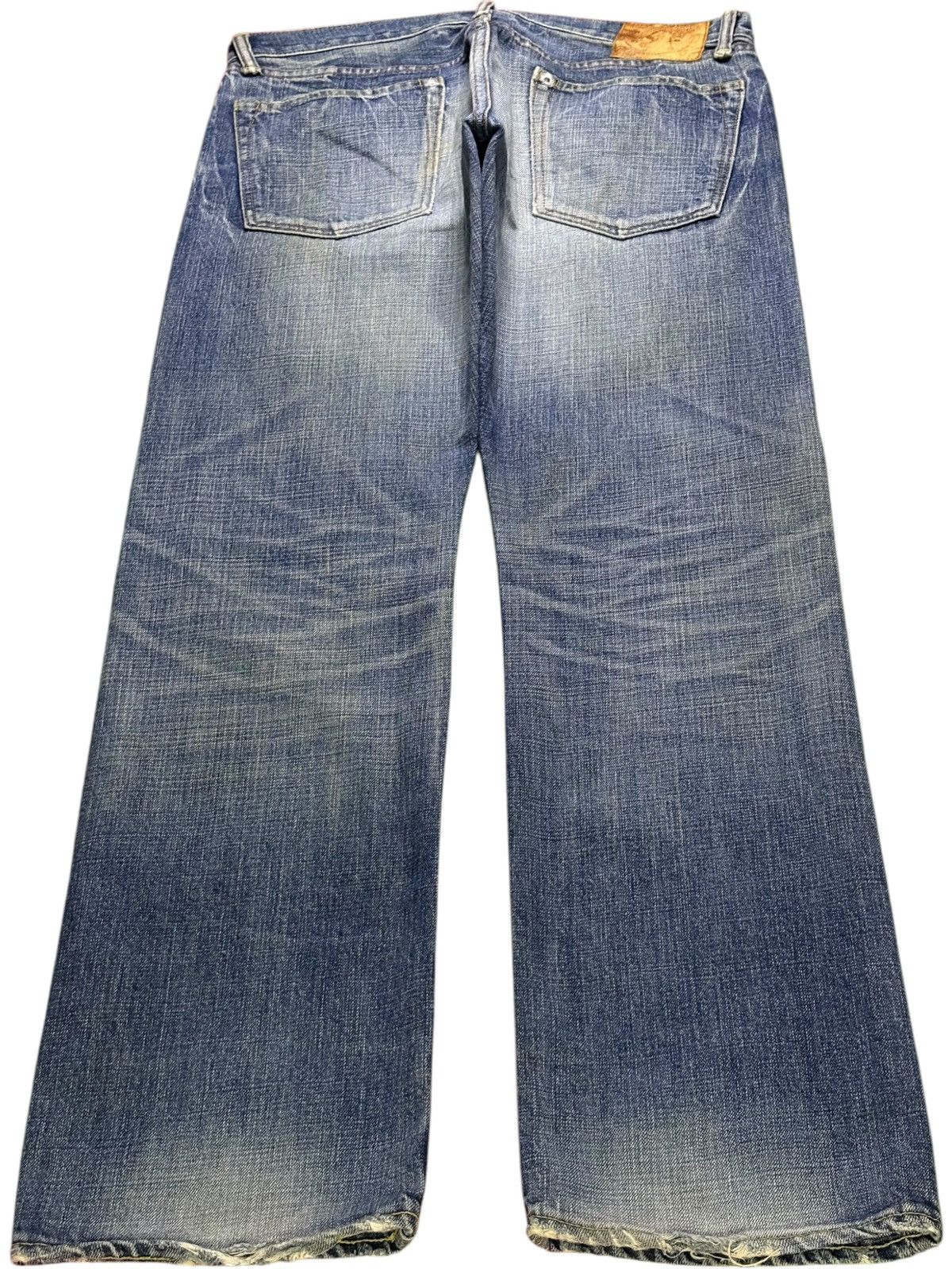 Eternal × Japanese Brand Vintage Eternal Mud Wash Distressed Ripped Baggy Jeans Size US 35 - 2 Thumbnail