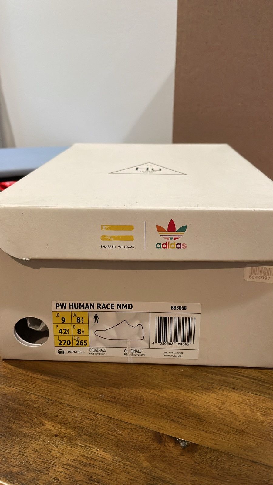 Adidas adidas NMD HU Pharrell Human Species Black Size US 9 / EU 42 - 2 Thumbnail