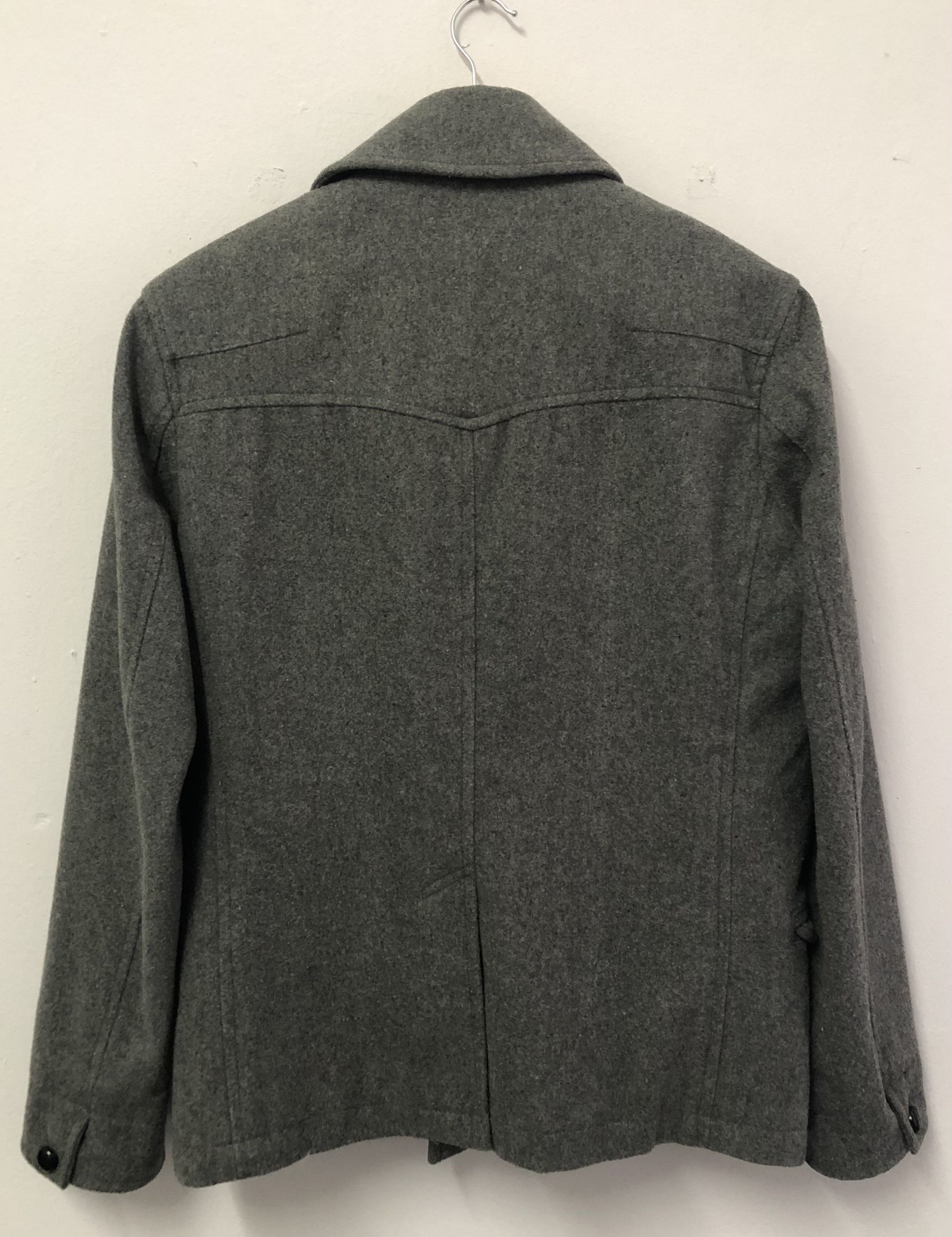 Michel Klein Vintage Michel Klein Wool Double Breast Pea Coat Jacket Size US S / EU 44-46 / 1 - 2 Thumbnail