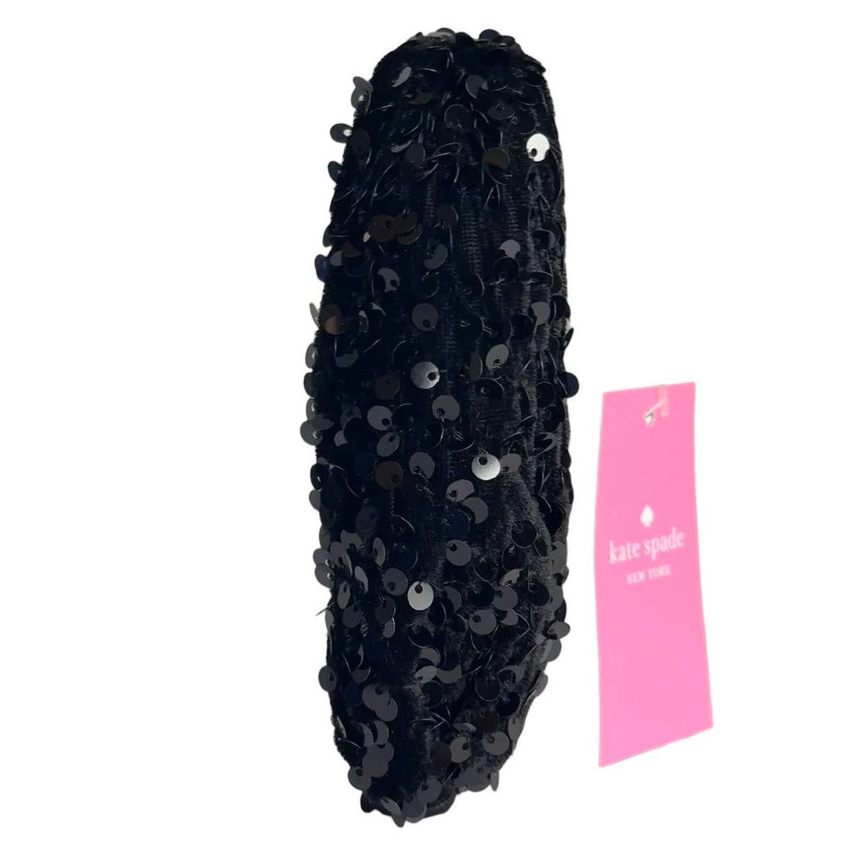 Kate Spade Kate Spade Black Sequin Sinched Headband Size ONE SIZE - 5 Thumbnail