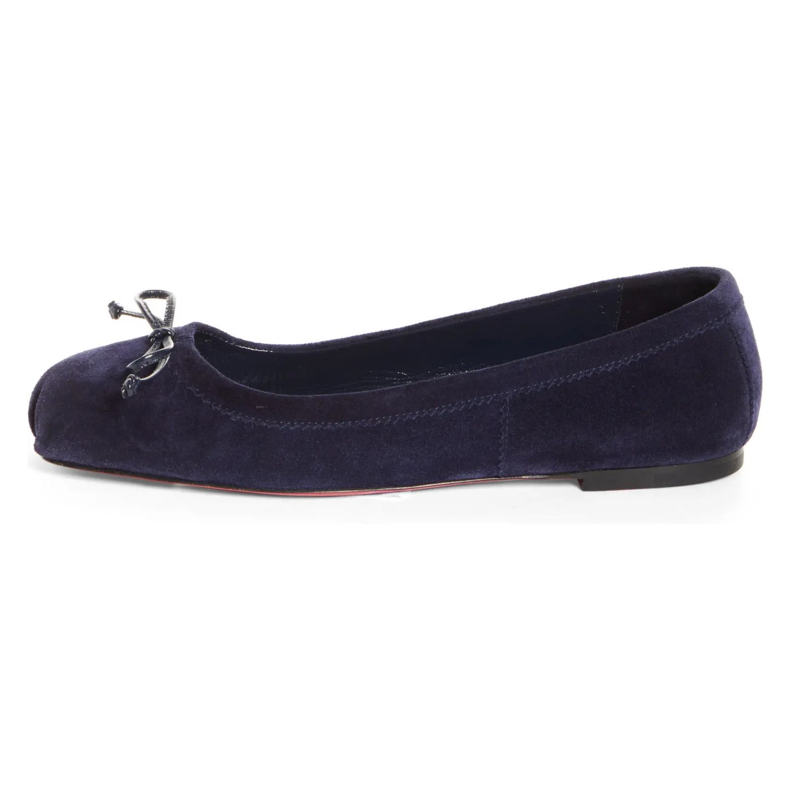 Christian Louboutin Christian Louboutin Mamadrague Flat Ink Blue Suede Size US 9.5 / IT 39.5 - 3 Thumbnail