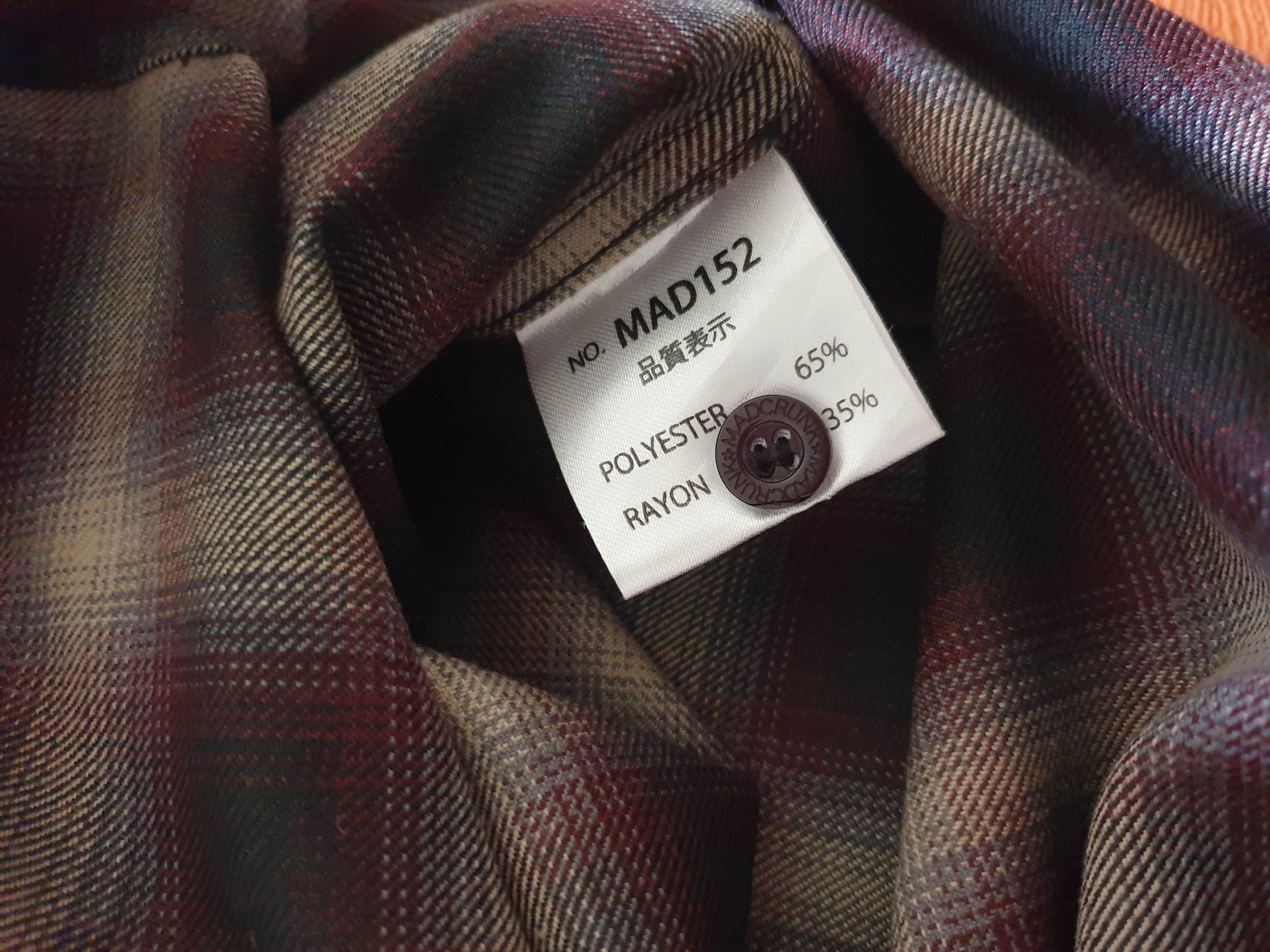 Japanese Brand 💥Mad crunk checkered shirt Size US L / EU 52-54 / 3 - 3 Thumbnail