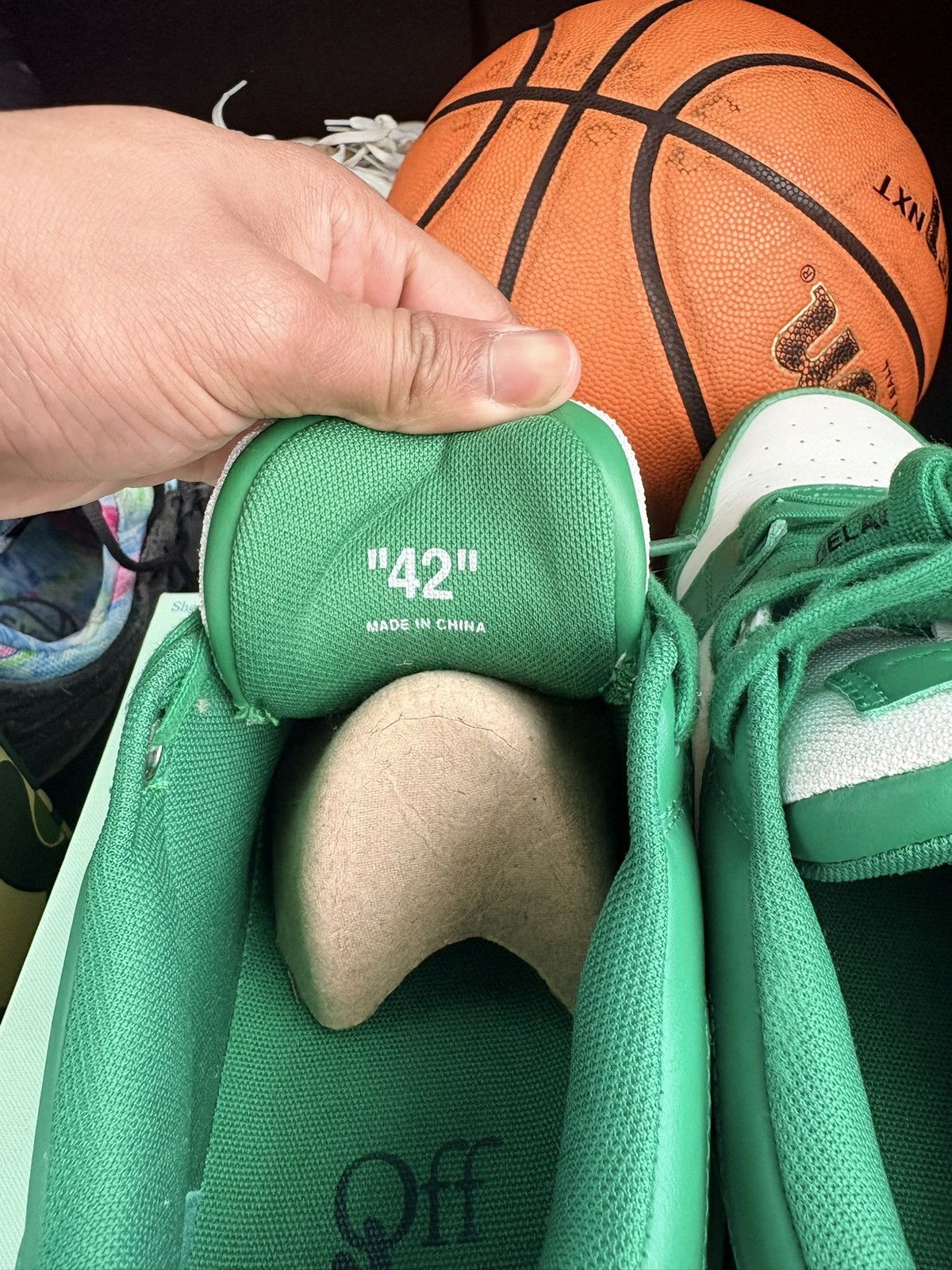 Off-White OFF-WHITE Out of Office Low Top Green Dirty White Size US 9 / EU 42 - 6 Thumbnail