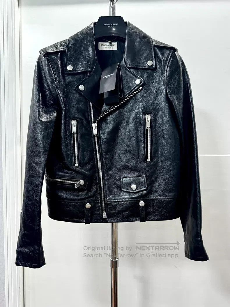 Saint Laurent Paris Saint Laurent Paris Cracked Oil Cowhide Multi-Zip L01 Leat Size XS / US 0-2 / IT 36-38 - 1 Thumbnail