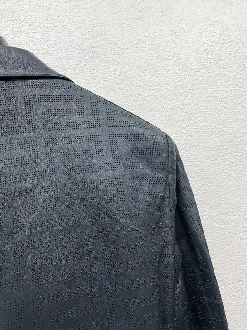 Versace Versace Main line leather coat Size US S / EU 44-46 / 1 - 8 Thumbnail
