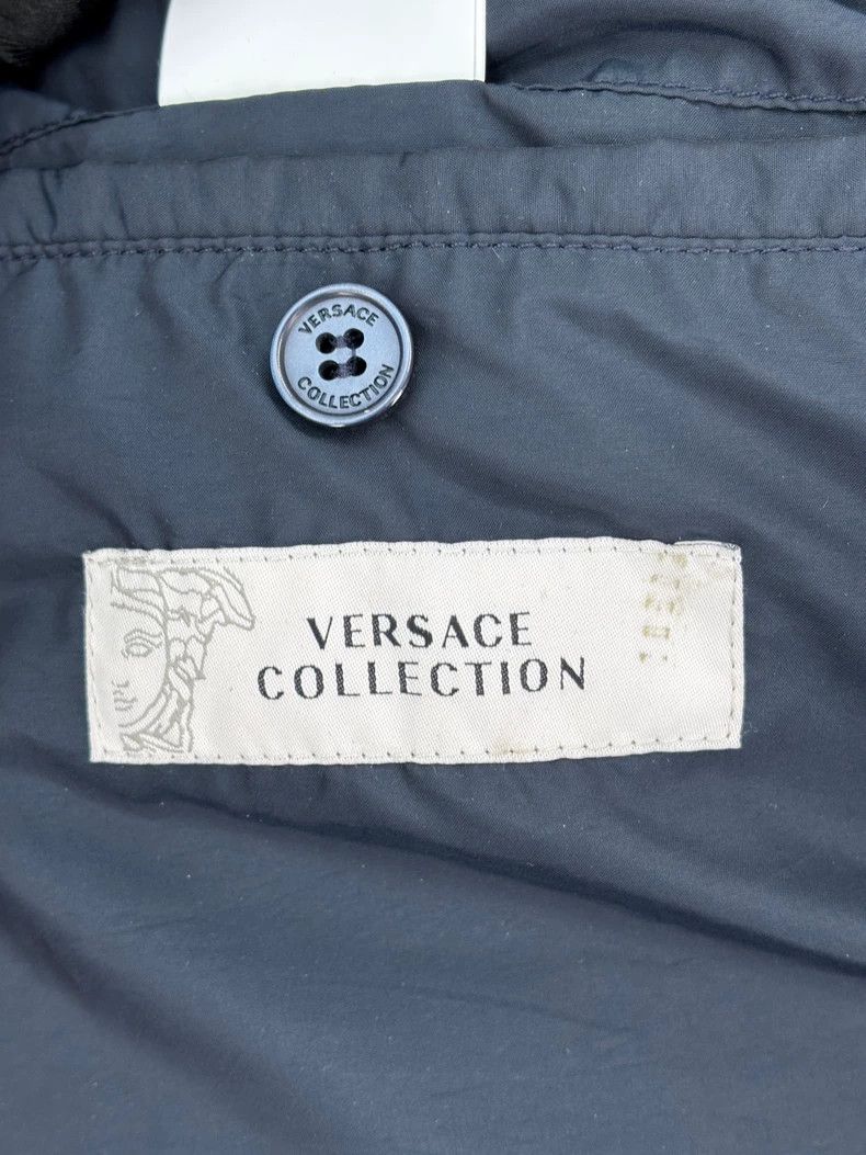 Versace Versace Half-faced raccoon fur collar goose down jacket Size L / US 10 / IT 46 - 8 Thumbnail