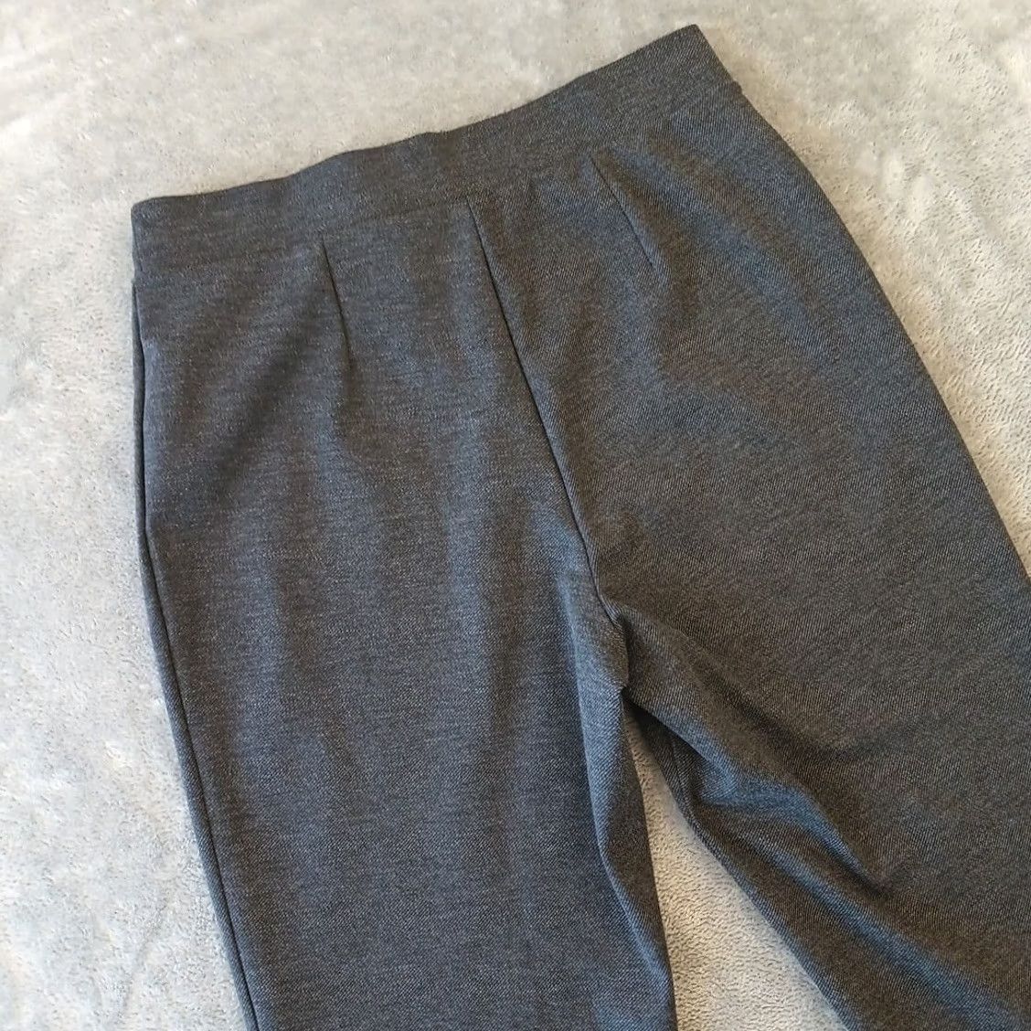 H&M H&M Legging Ankle Pants Womens Medium Gray Pull On Stretch High Rise 30x25 Knit Solid Regular Pants Women Wide 30in Inseam 25in Elevate Size 32" / US 10 / IT 46 - 7 Thumbnail