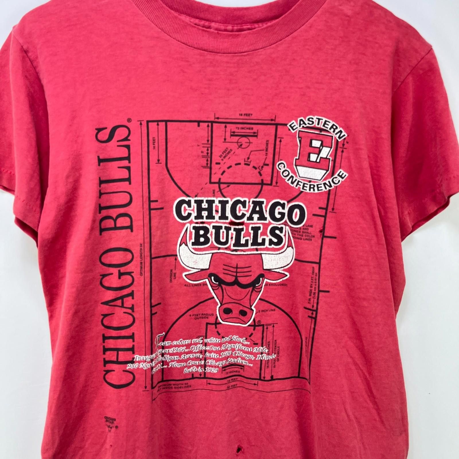Other Vintage 90s Chicago Bulls Nutmeg T Shirt Youth Large Size ONE SIZE - 2 Thumbnail