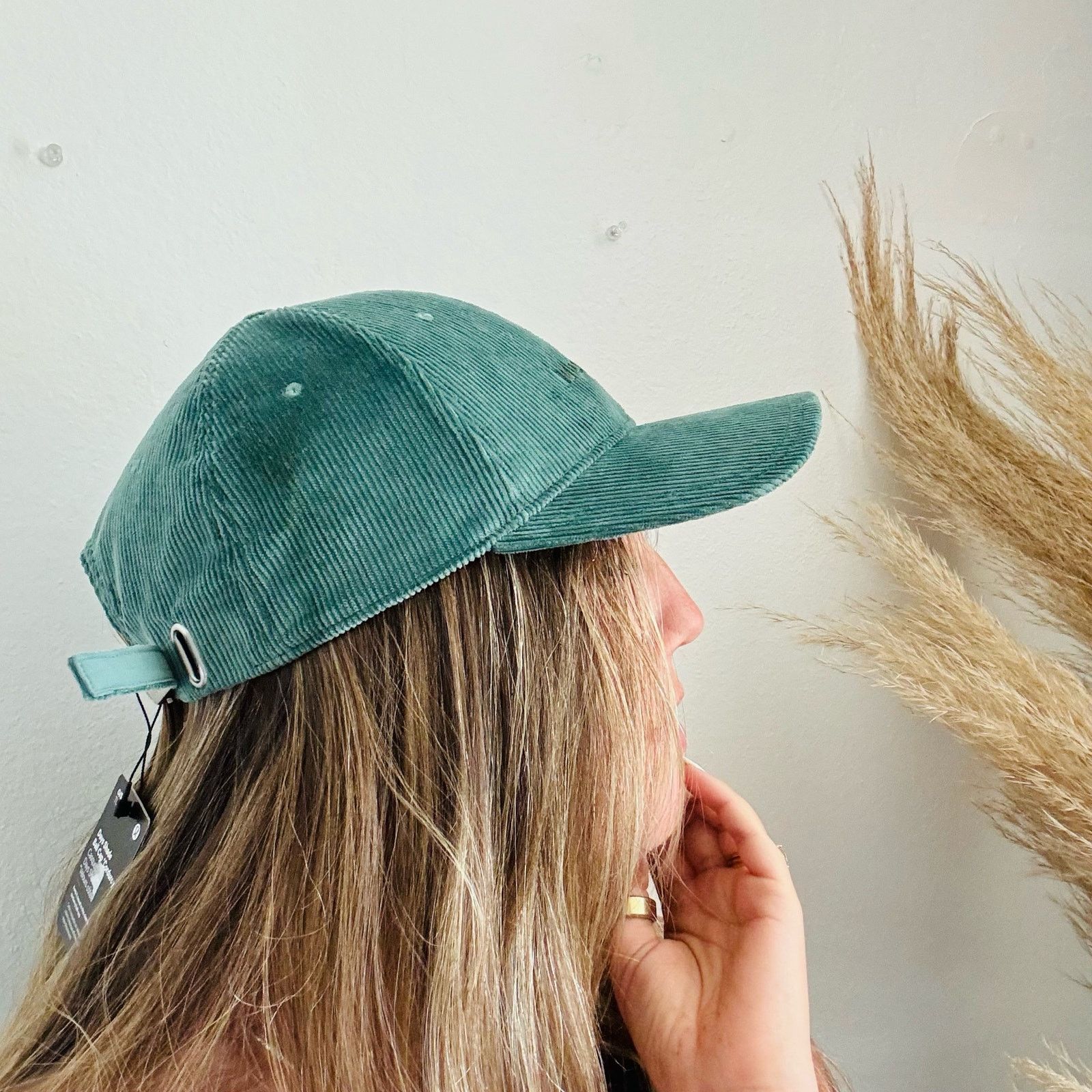 Lululemon NEW LULULEMON Turqouise Corduroy Adjustable Hat Baseball Cap Size ONE SIZE - 3 Thumbnail