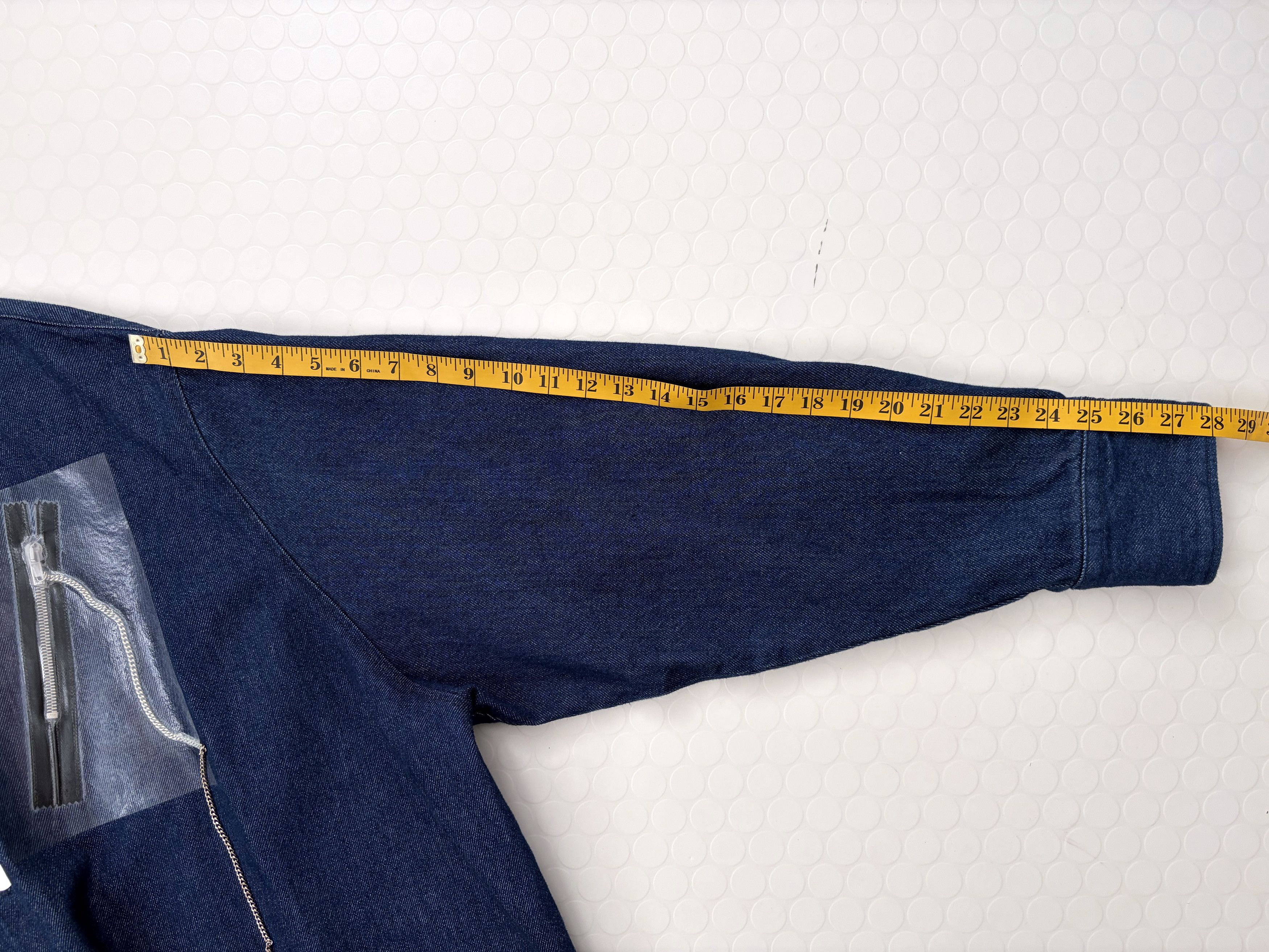 Raf Simons SS19 'Big Fit Shirt With Zipper' Blue Denim Size US M / EU 48-50 / 2 - 11 Thumbnail