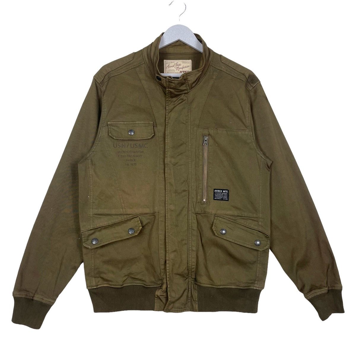 Avirex 💥AVIREX TYPE A2 MODERN BOMBER JACKET Size US M / EU 48-50 / 2 - 1 Thumbnail