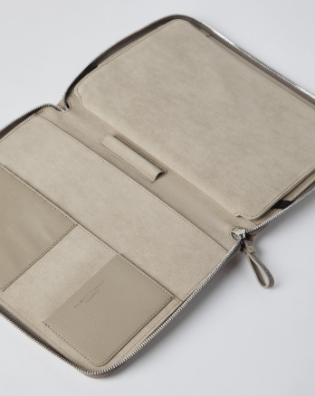 Brunello Cucinelli o1la1rc1a0325 Size: OS/Leather Case in Grey Size ONE SIZE - 2 Thumbnail