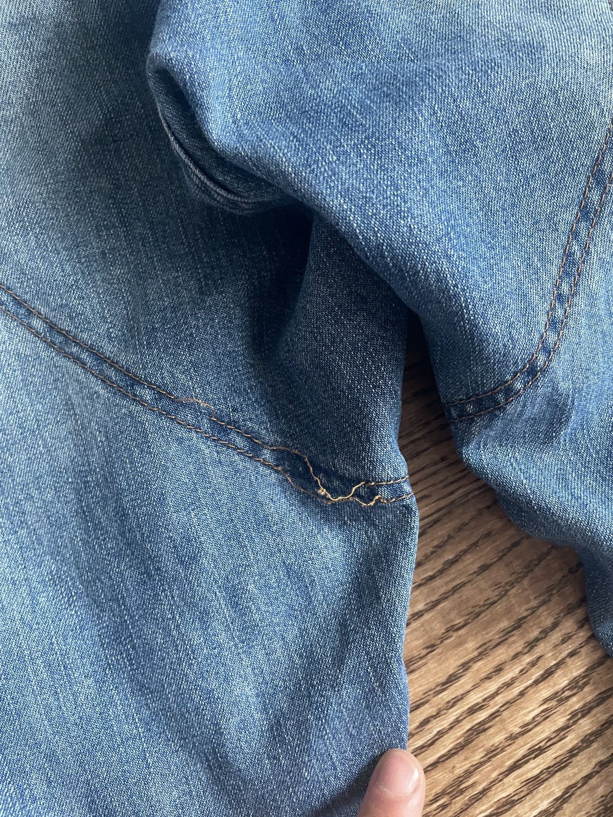 G-Star × Japanese Brand × Vintage Vintage G Star raw jeans double knee rare ultra baggy jeans Size US 36 / EU 52 - 18 Thumbnail