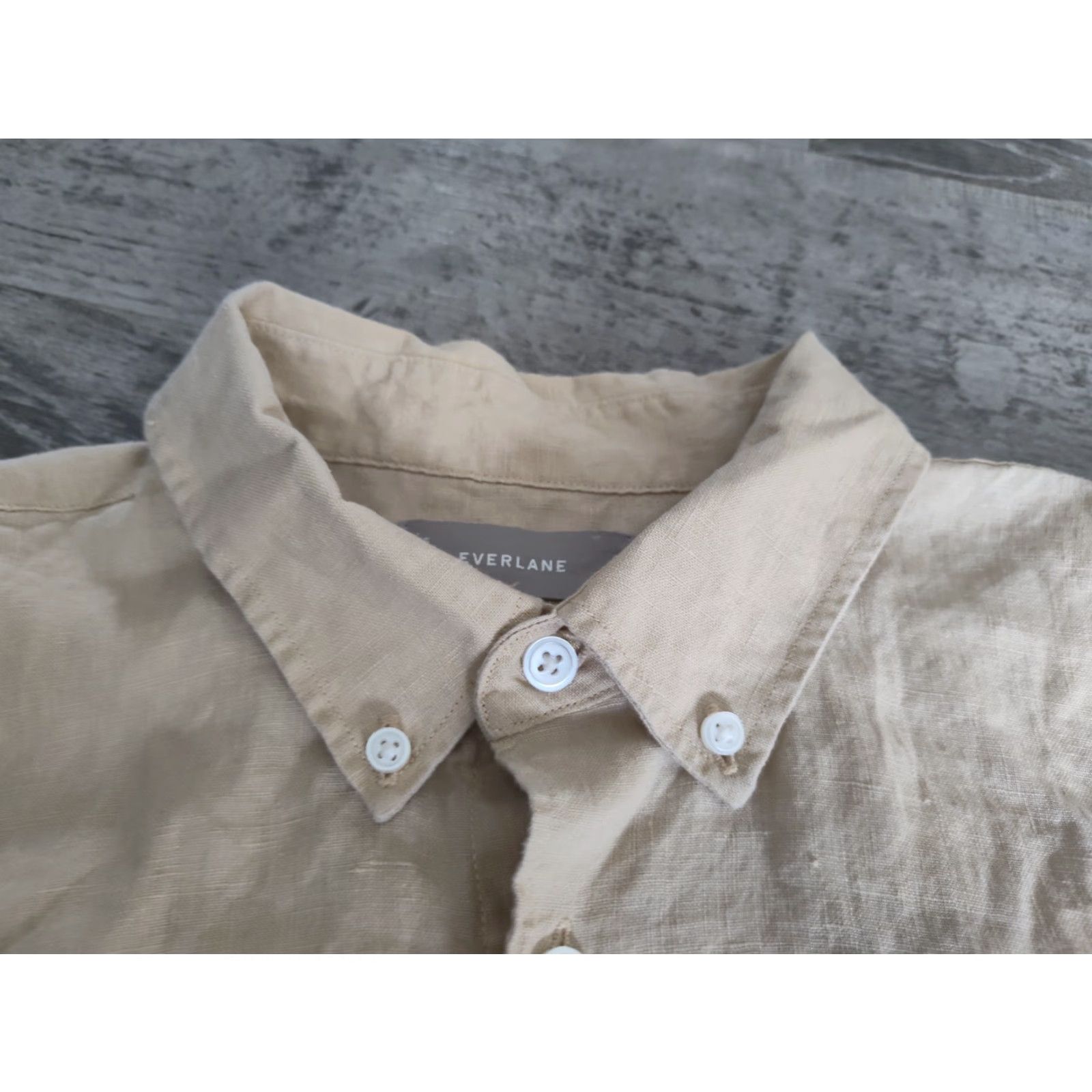 Everlane Vintage Everlane Linen Button Up Shirt Men Medium Long Sleeve Casual Yellow Size US M / EU 48-50 / 2 - 5 Thumbnail