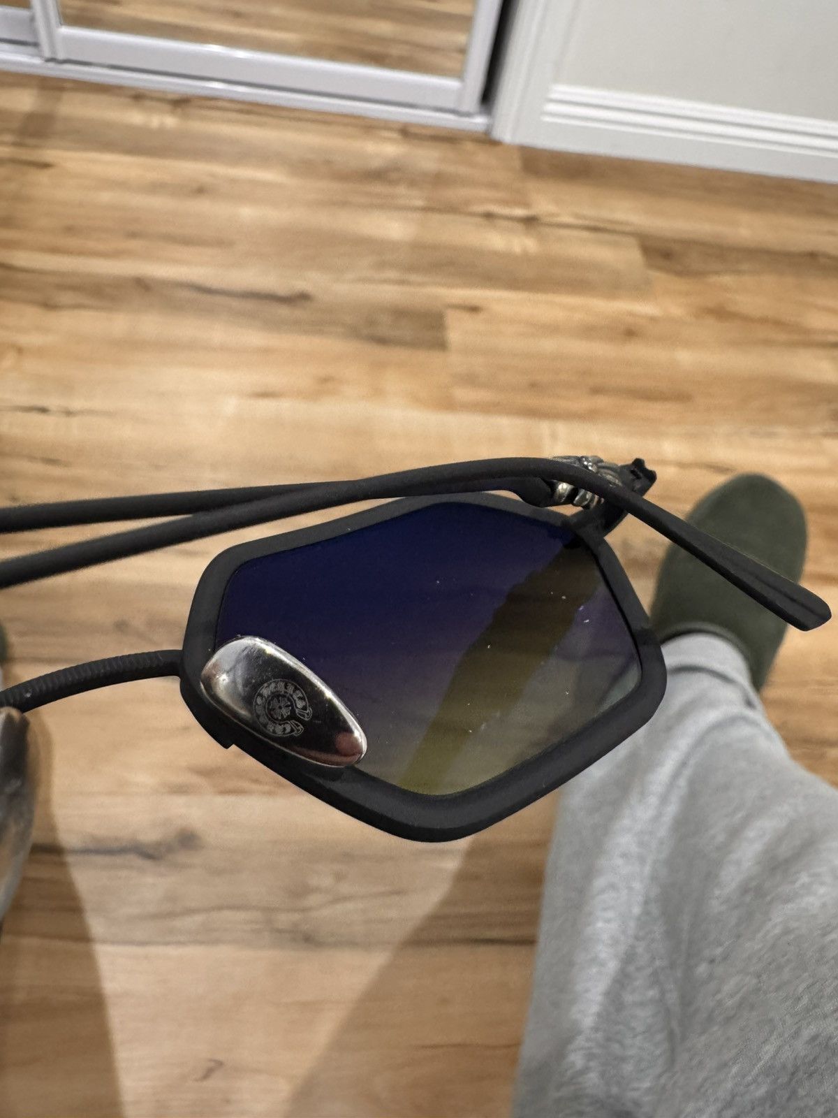 Chrome Hearts Chrome Hearts DATASS Green Lens Sunglasses Size ONE SIZE - 8 Thumbnail