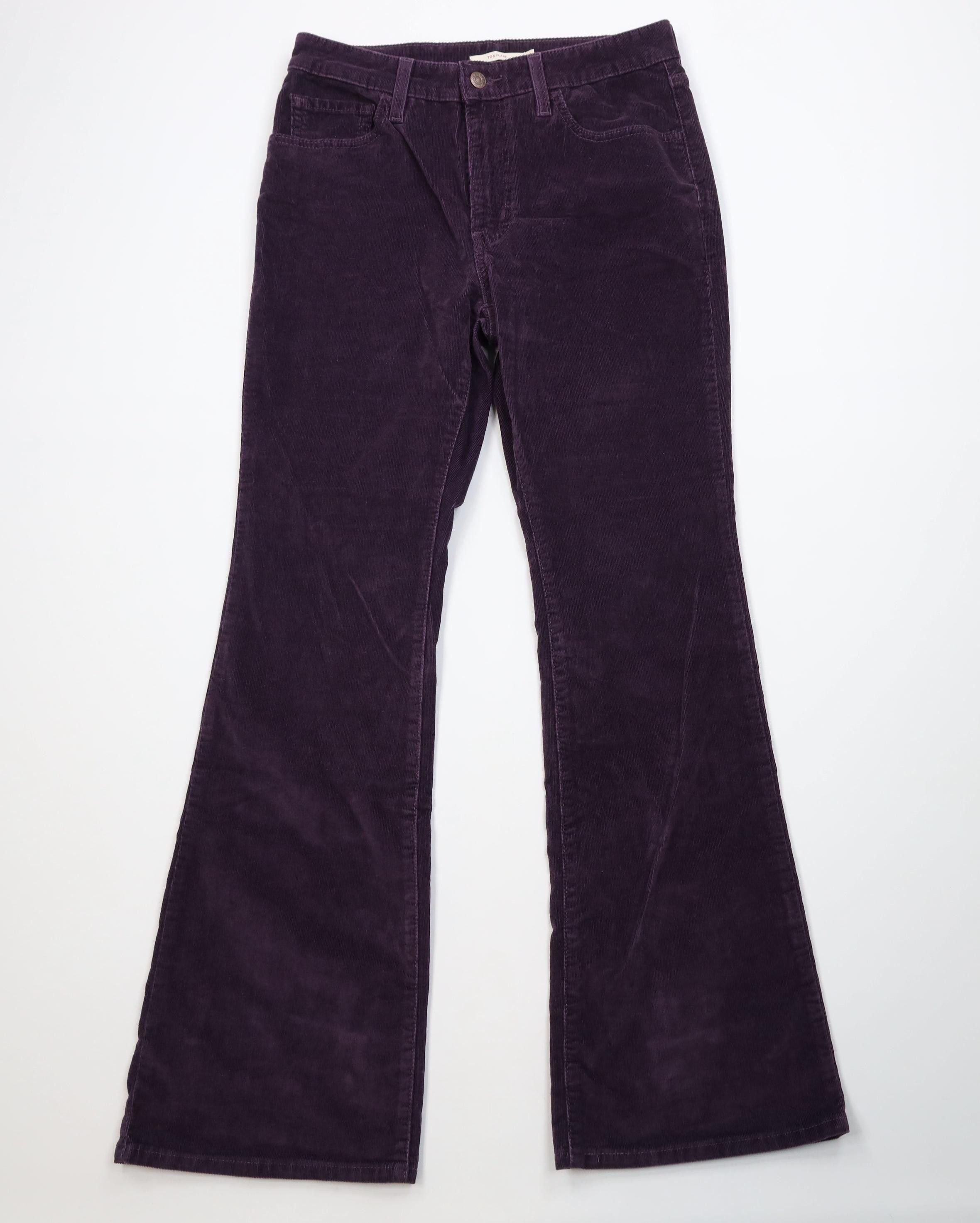 Levi's Vintage Y2K Levi's 726 Babydoll Wide Leg Corduroy Pants Size 30" / US 8 / IT 44 - 1 Thumbnail