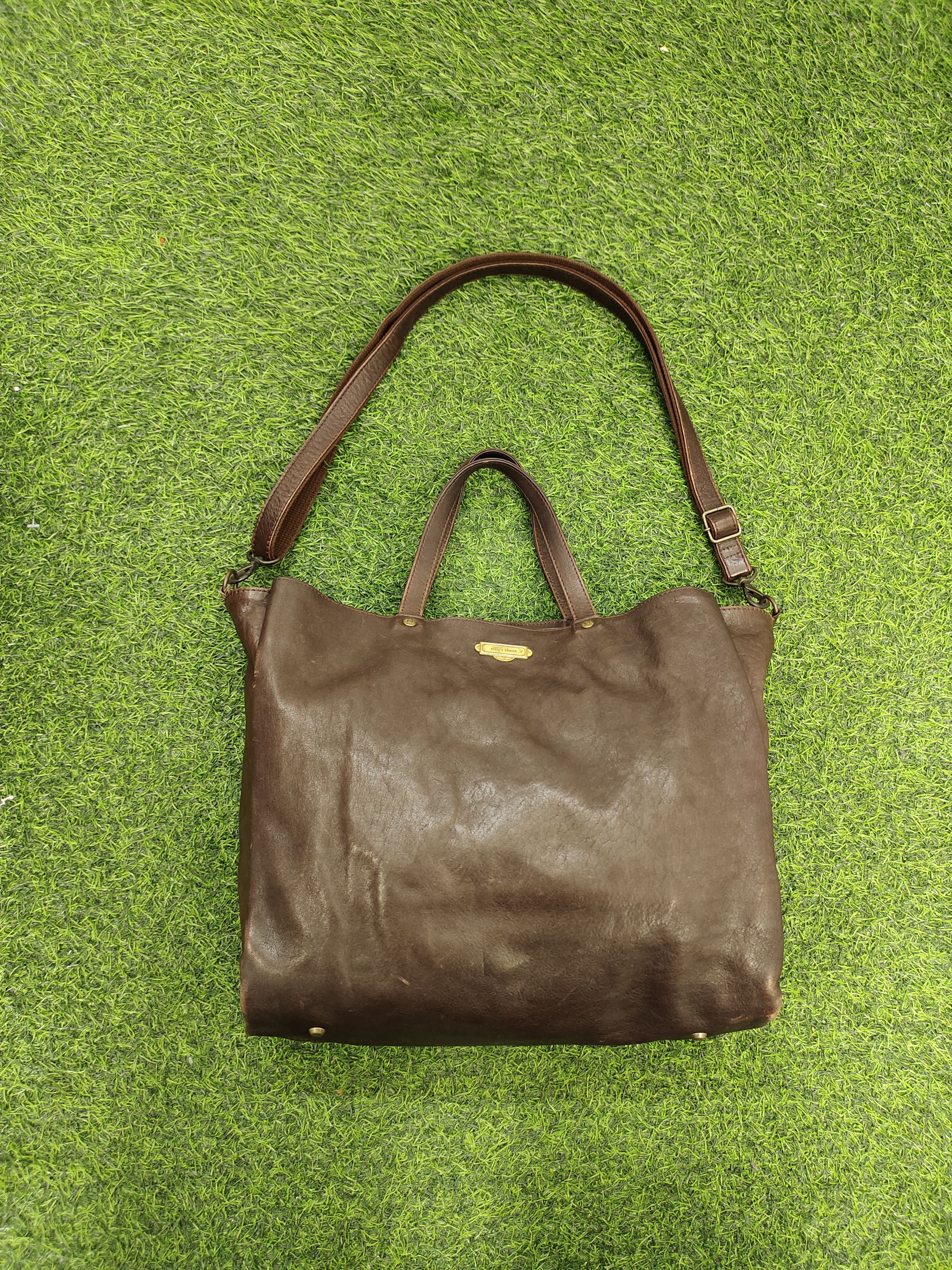 Japanese Brand Vintage Efffys Closet Handmade In Japan Leather Shoulder Bag Size ONE SIZE - 6 Thumbnail