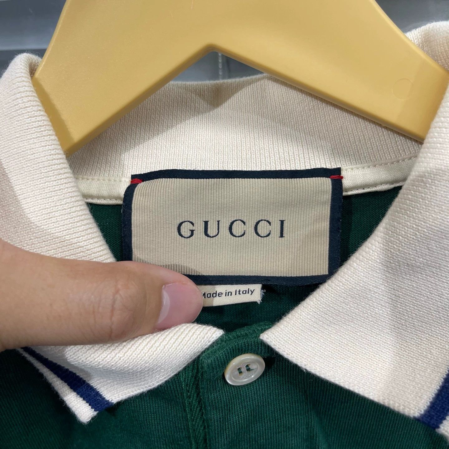 Gucci Gucci new small chest embroidered polo L 99 new Size US L / EU 52-54 / 3 - 3 Thumbnail