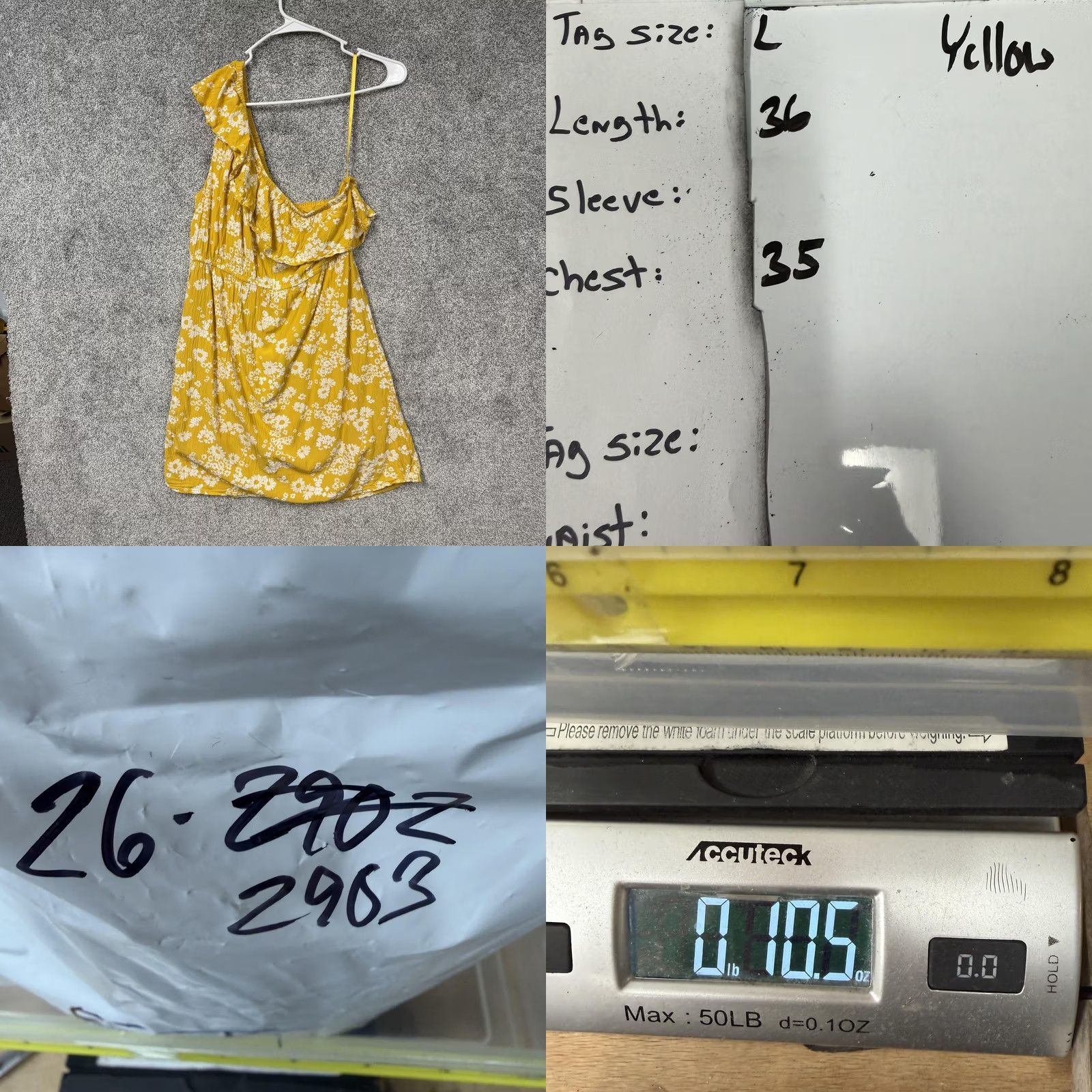 Old Navy Old Navy Sundress L Ditsy Floral One Shoulder Boho Festival Spring Summer Womens Womens L Yellow Floral One Shoulder Sundress Size L / US 10 / IT 46 - 8 Thumbnail