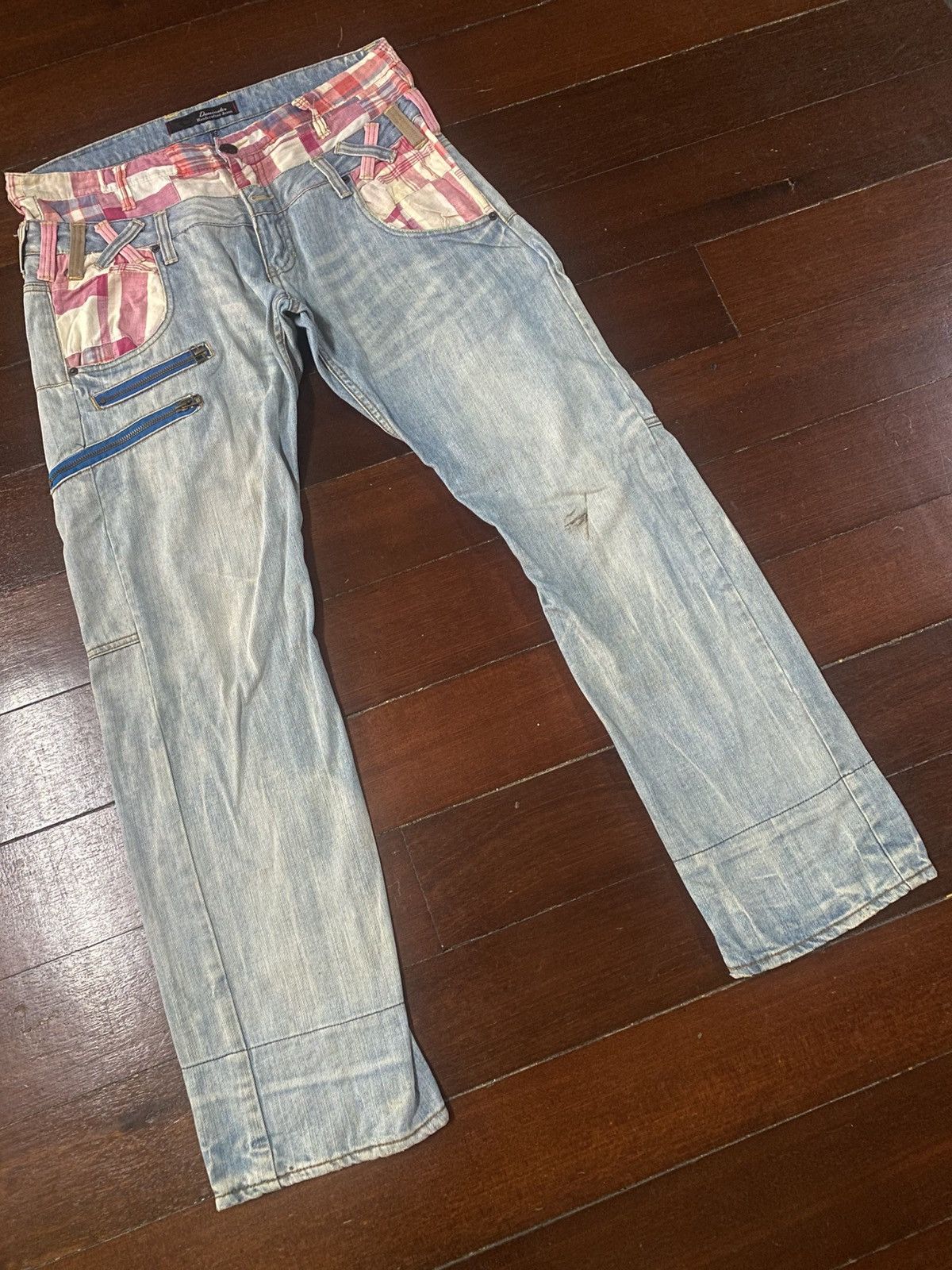 Beauty Beast VINTAGE Y2K DOMINATE DOUBLE WAISTED BONDAGE PANTS Size US 37 - 4 Thumbnail