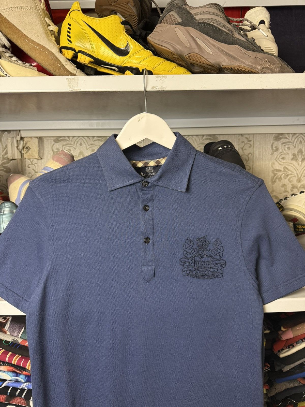 Aquascutum Vintage Aquascutum Polo Classic Luxury Casual Size US S / EU 44-46 / 1 - 2 Thumbnail
