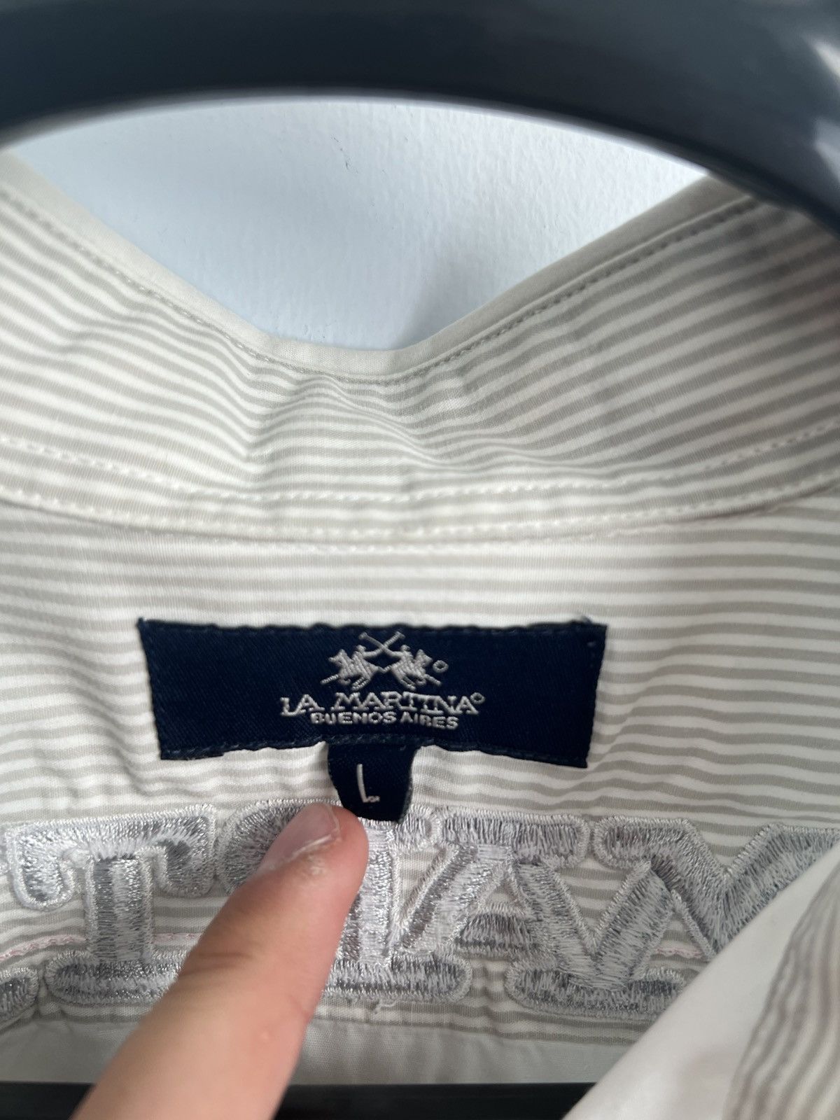 La Martina La Martina Shirt Long Sleeve Polo Cup Y2K Size M Size US L / EU 52-54 / 3 - 3 Thumbnail