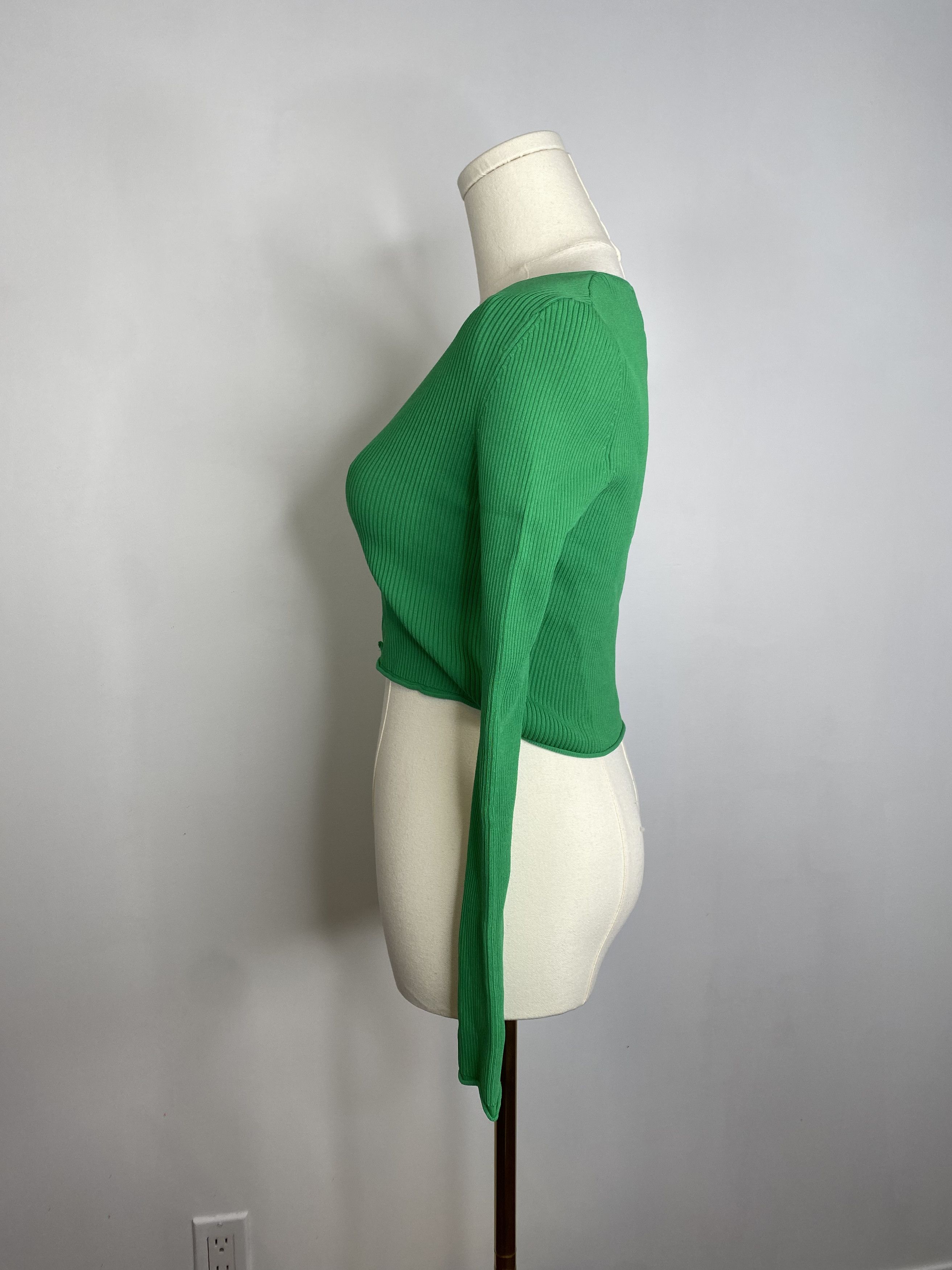 Zara Zara - Green Knit Cardigan Size S / US 4 / IT 40 - 7 Thumbnail