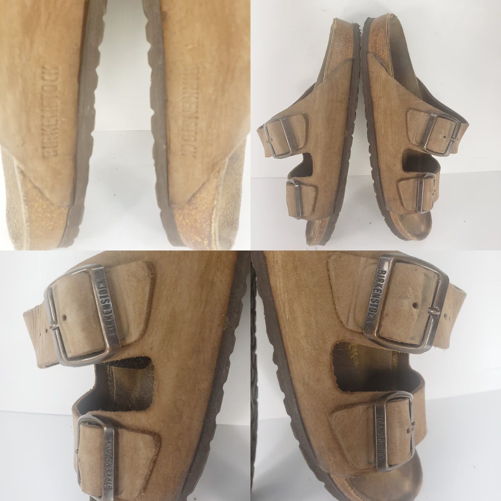 Birkenstock Birkenstock Arizona Sandals Tan Suede Size 38 Women 7 Buckle Flat Slide Unisex? No—Women Accessories? Size US 7 / IT 37 - 8 Thumbnail