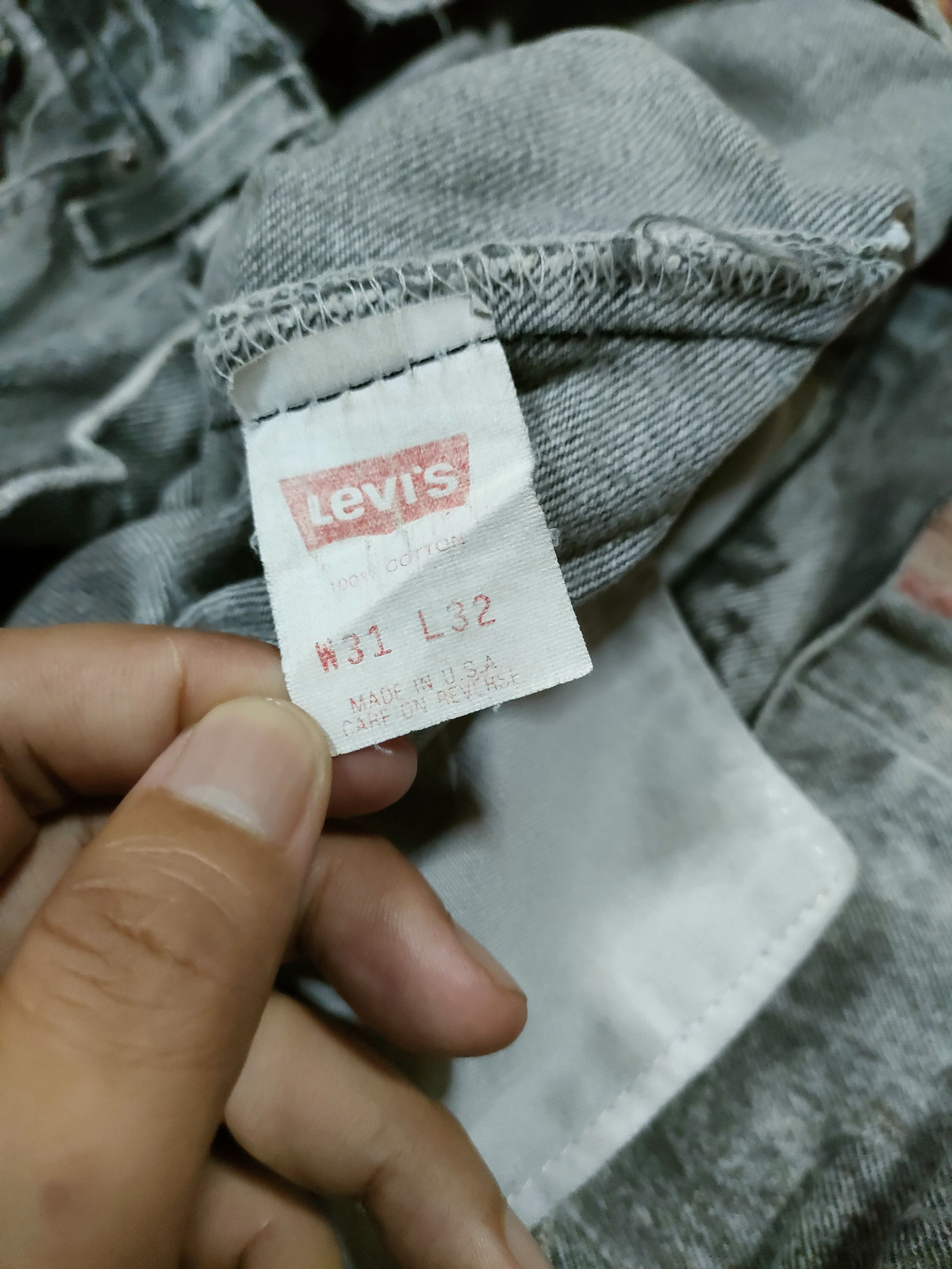 Levi's Vintage Distressed Levi's Stone Wash Size US 30 / EU 46 - 5 Thumbnail