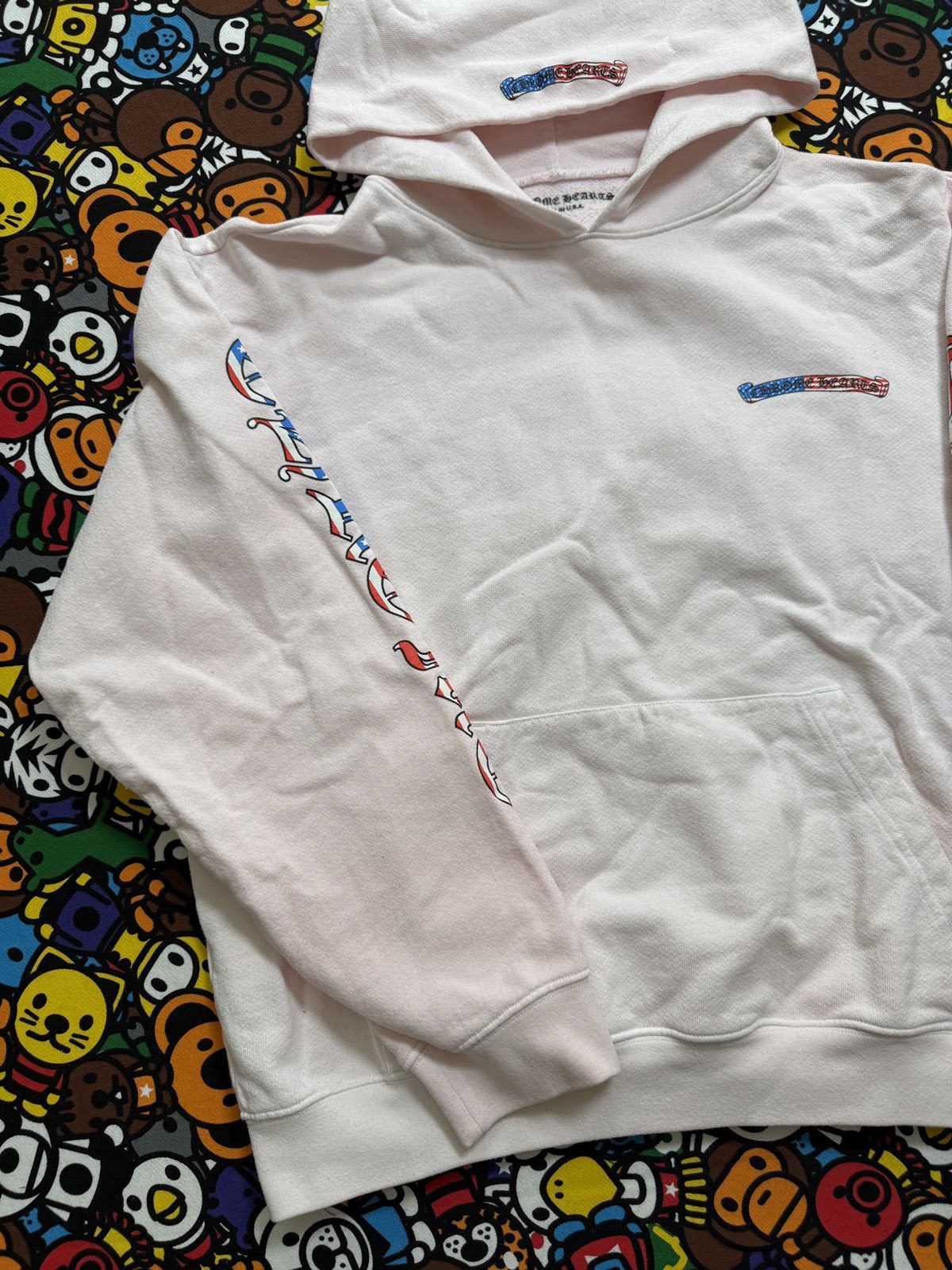 Chrome Hearts Chrome Hearts White USA Matty Boy Logo Pullover Hoodie Size US XL / EU 56 / 4 - 15 Thumbnail