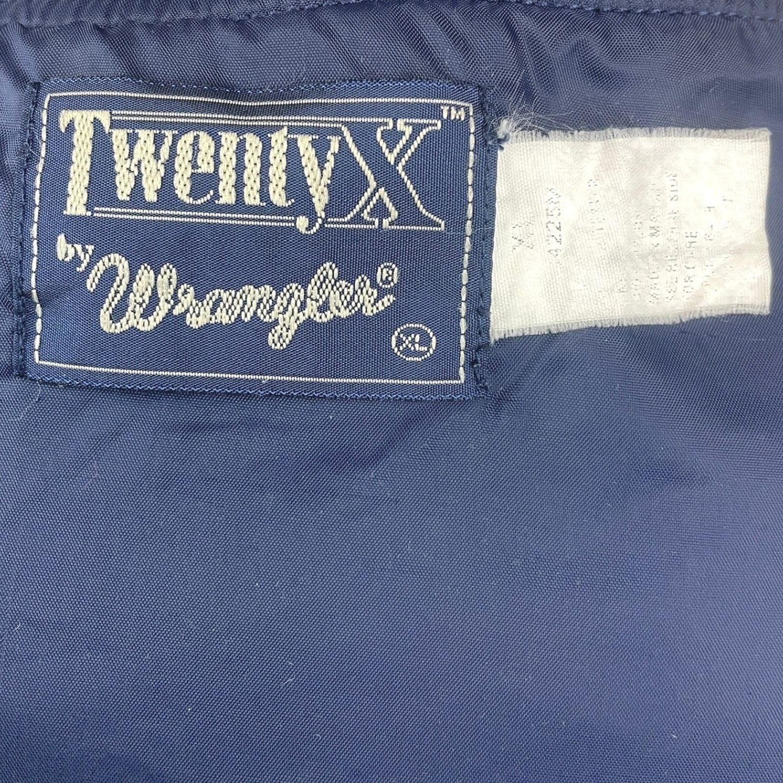 Twenty × Wrangler Vintage 90s Mens (XL) TWENTY X WRANGLER Pullover Windbreaker Size US XL / EU 56 / 4 - 8 Thumbnail