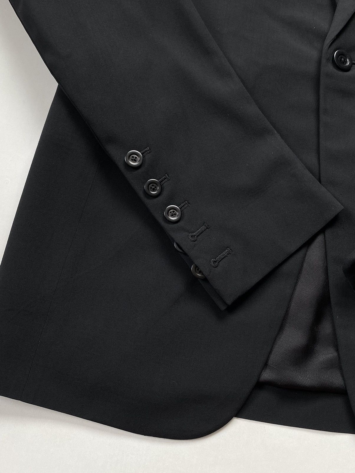 Rick Owens 🔥Rick Owens Soft Wool Single Button Tailored Jacket Black Size US M / EU 48-50 / 2 - 8 Thumbnail