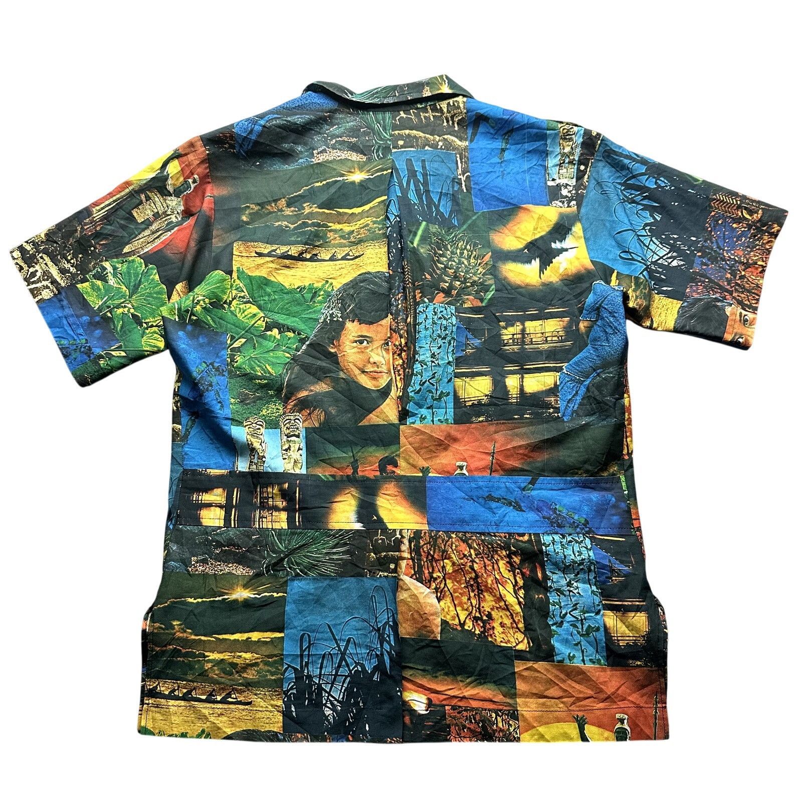 Other Vintage 1970 Waltah Clarke's Collage Hawaiian Shirt Large Size US L / EU 52-54 / 3 - 2 Thumbnail