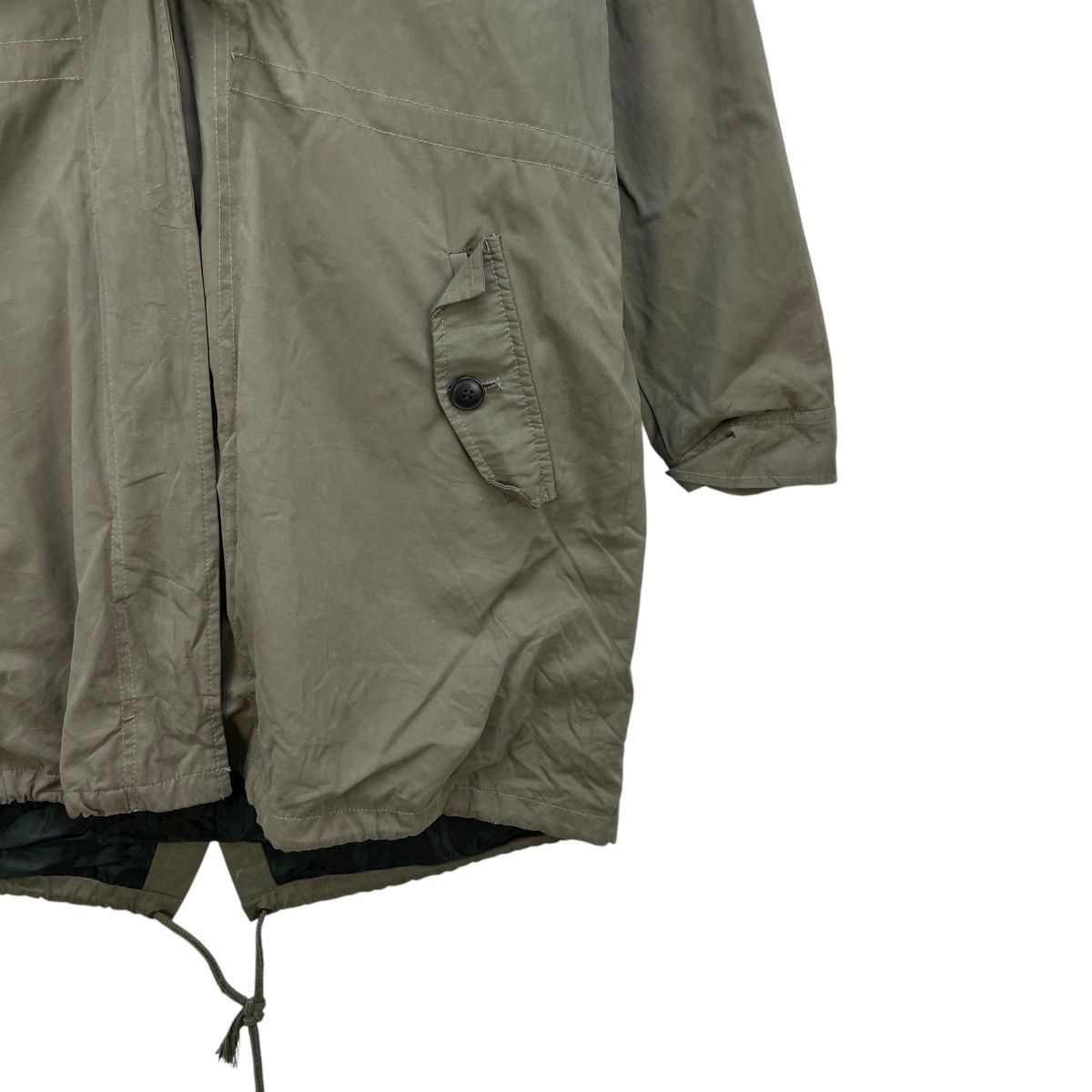 Japanese Brand 💥Japanese Brand Global Work Drape Faux Fur Parka Fistail Size M / US 6-8 / IT 42-44 - 5 Thumbnail