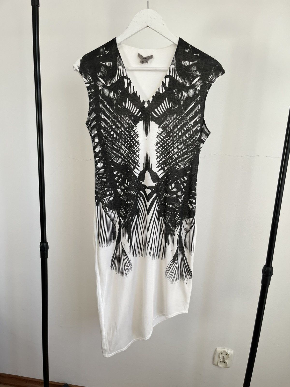 Helmut Lang Vintage Helmut Lang late 00s asymmetrical modal dress Size S / US 4 / IT 40 - 1 Thumbnail