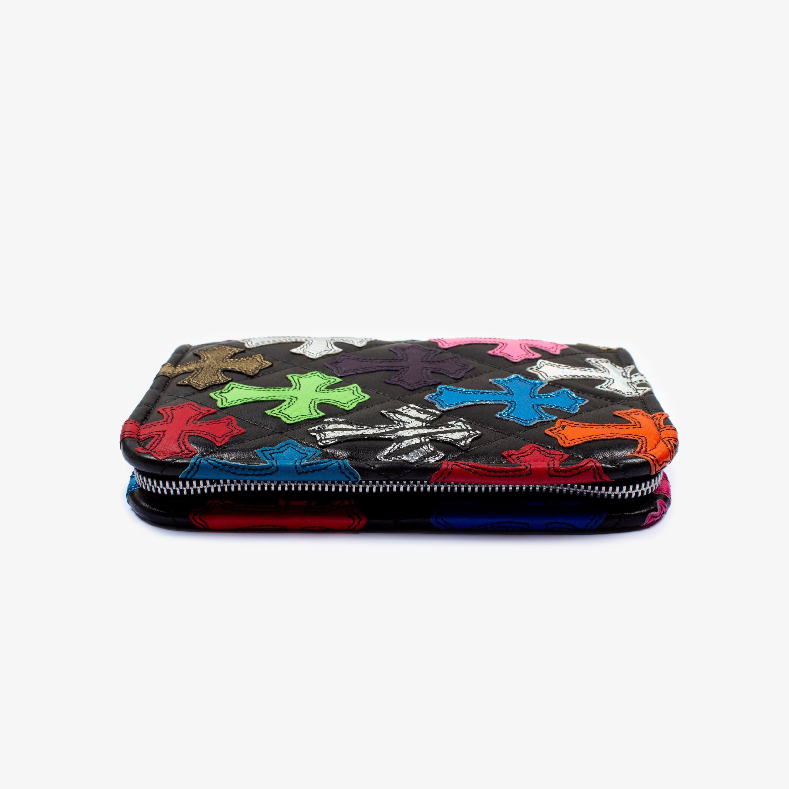 Chrome Hearts CHROME HEARTS MULTI CROSS PATCH ZIP WALLET Size ONE SIZE - 4 Thumbnail
