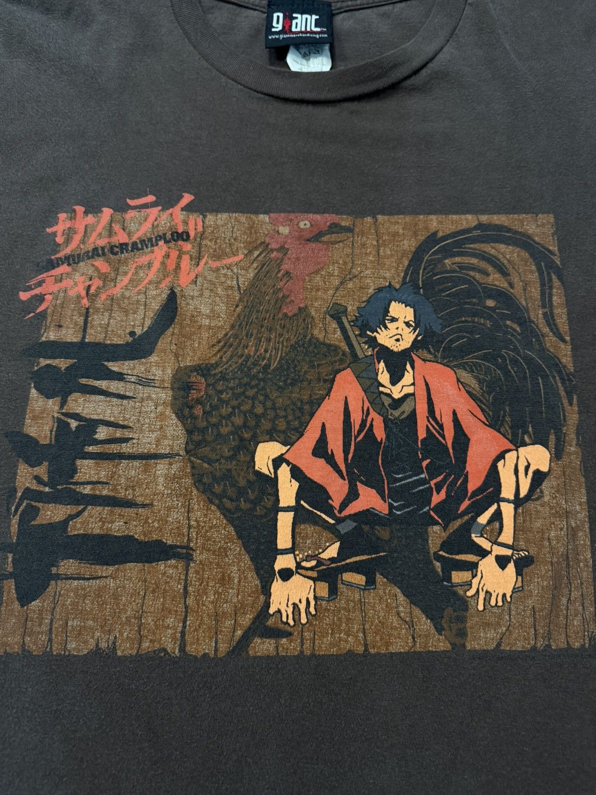 Other 2004 Vintage Samurai Champloo Mugen Anime Tee Size US L / EU 52-54 / 3 - 3 Thumbnail