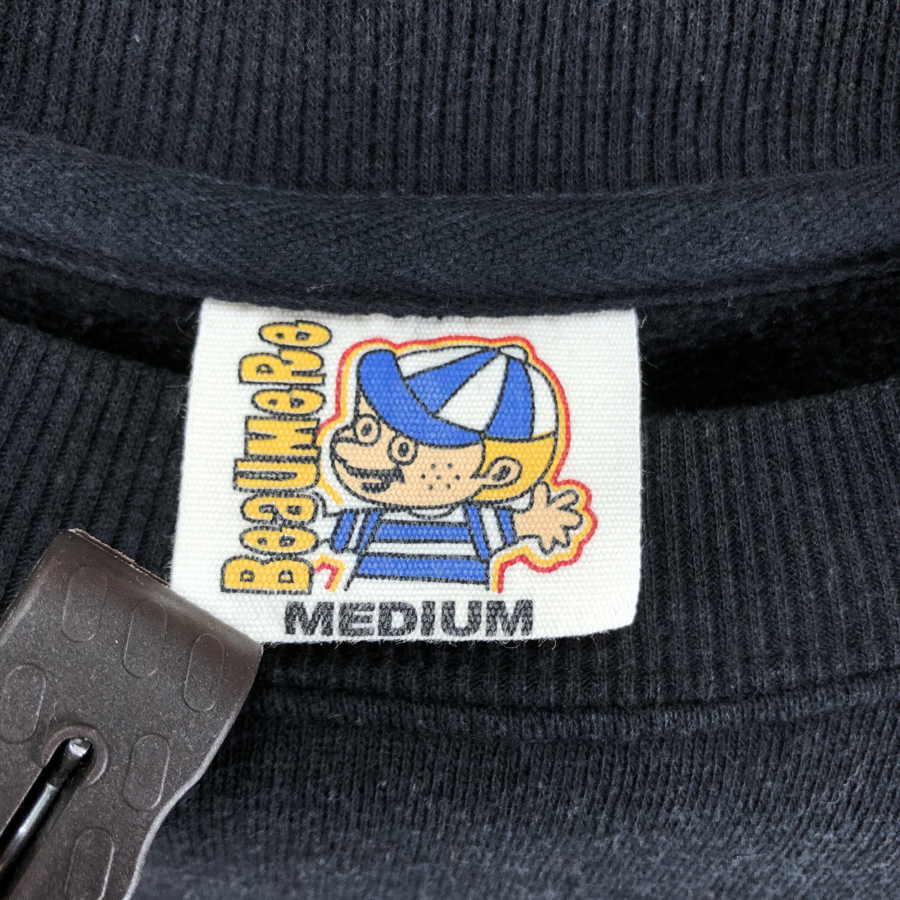 Japanese Brand BEAUMERE Crew Neck Crop Sweatshirt #0772/N Size M / US 6-8 / IT 42-44 - 4 Thumbnail